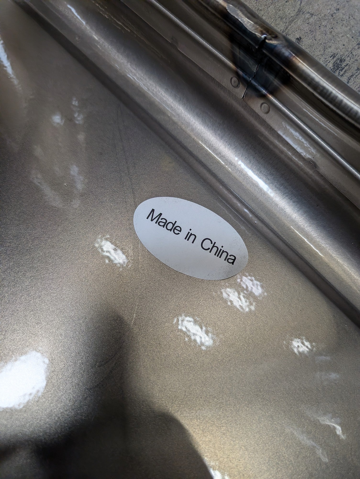 Industrial Style Brushed Metal Side Chair