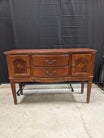 Traditional Wood Sideboard Buffet with Inlay Accents