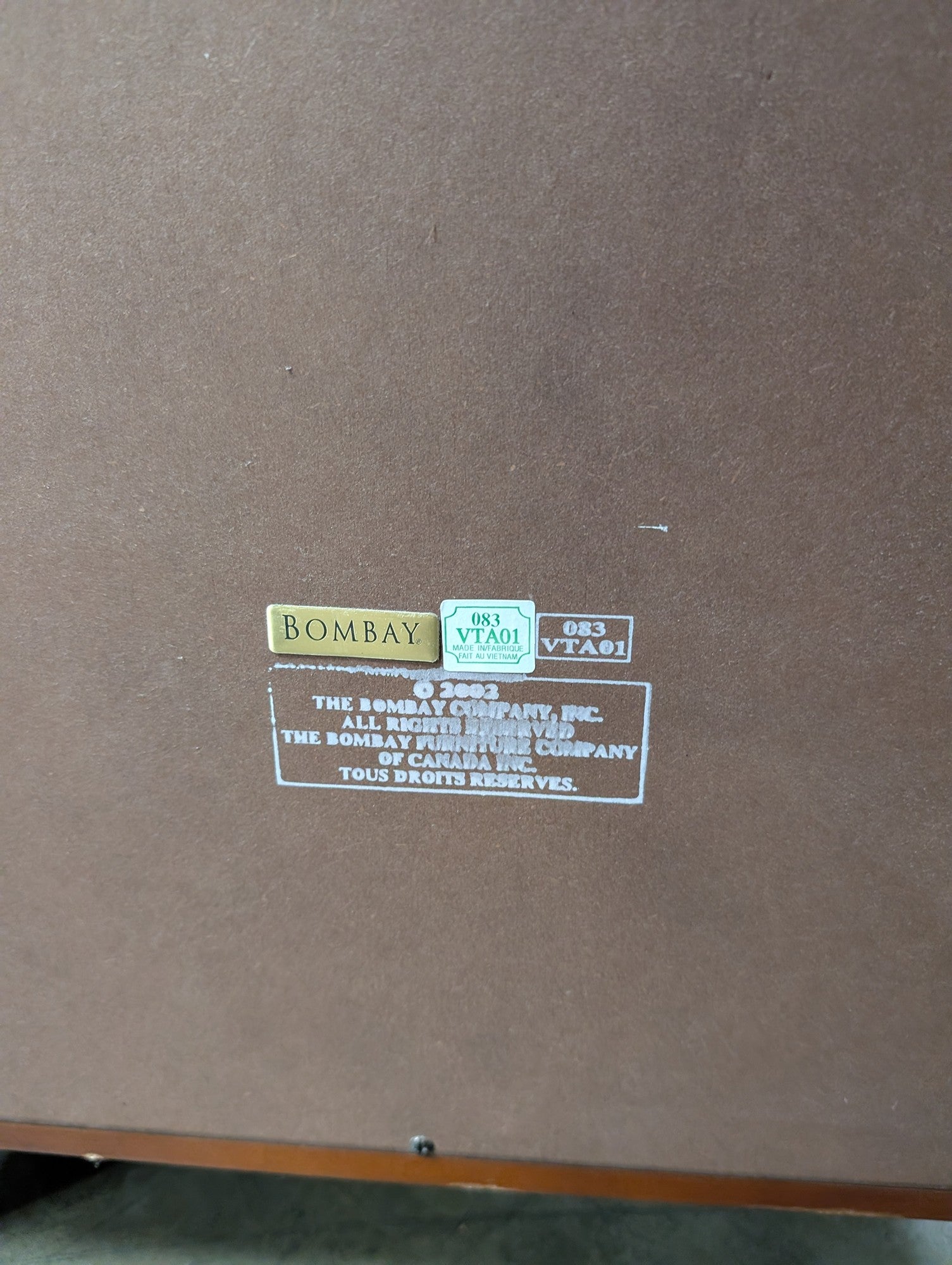 Bombay Company Classic Cherry Finish Chest