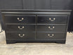 Sandberg Furniture Classic Black 6-Drawer Dresser Chest