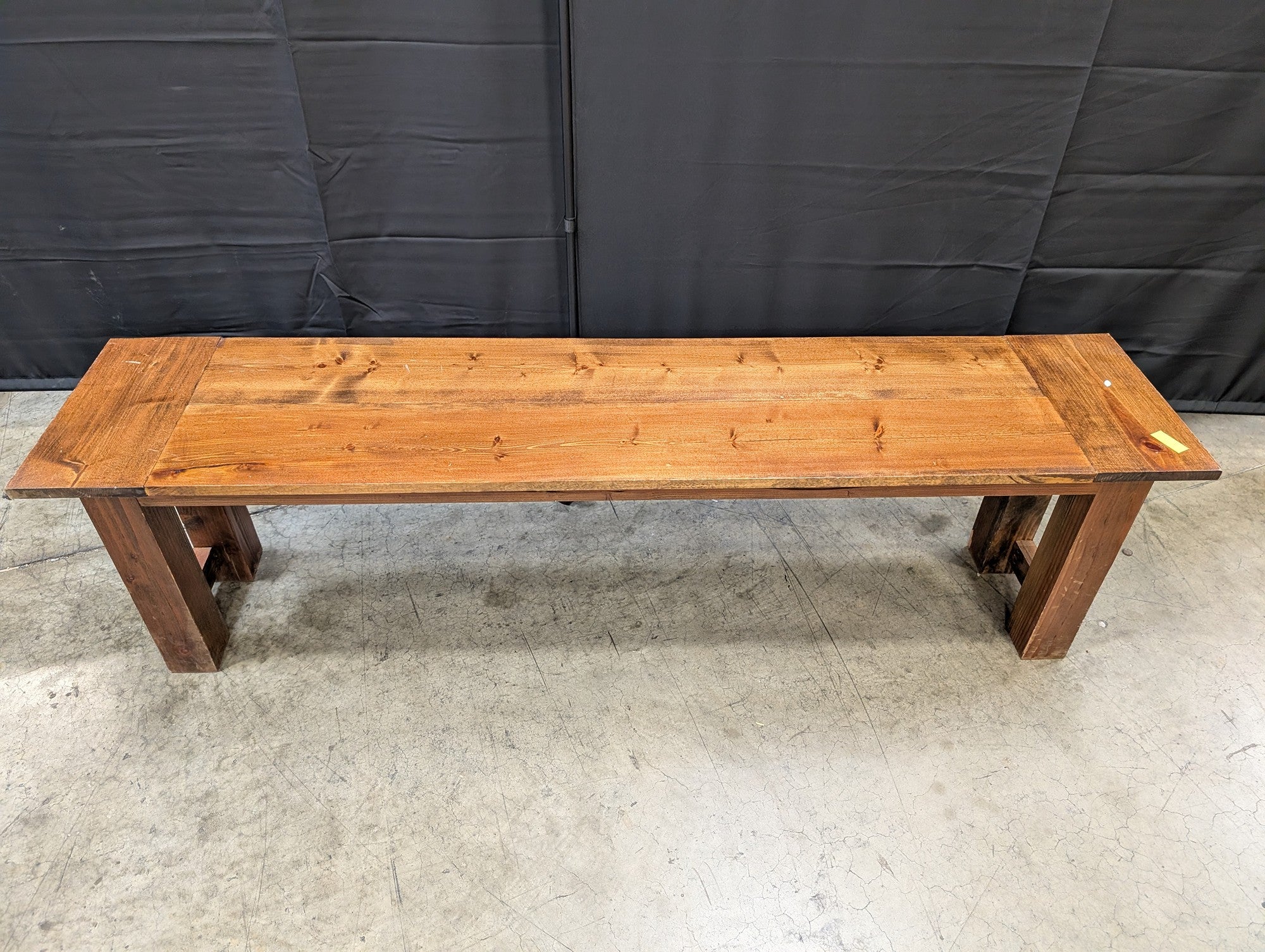 Rustic Farmhouse Style Wood Plank Bench
