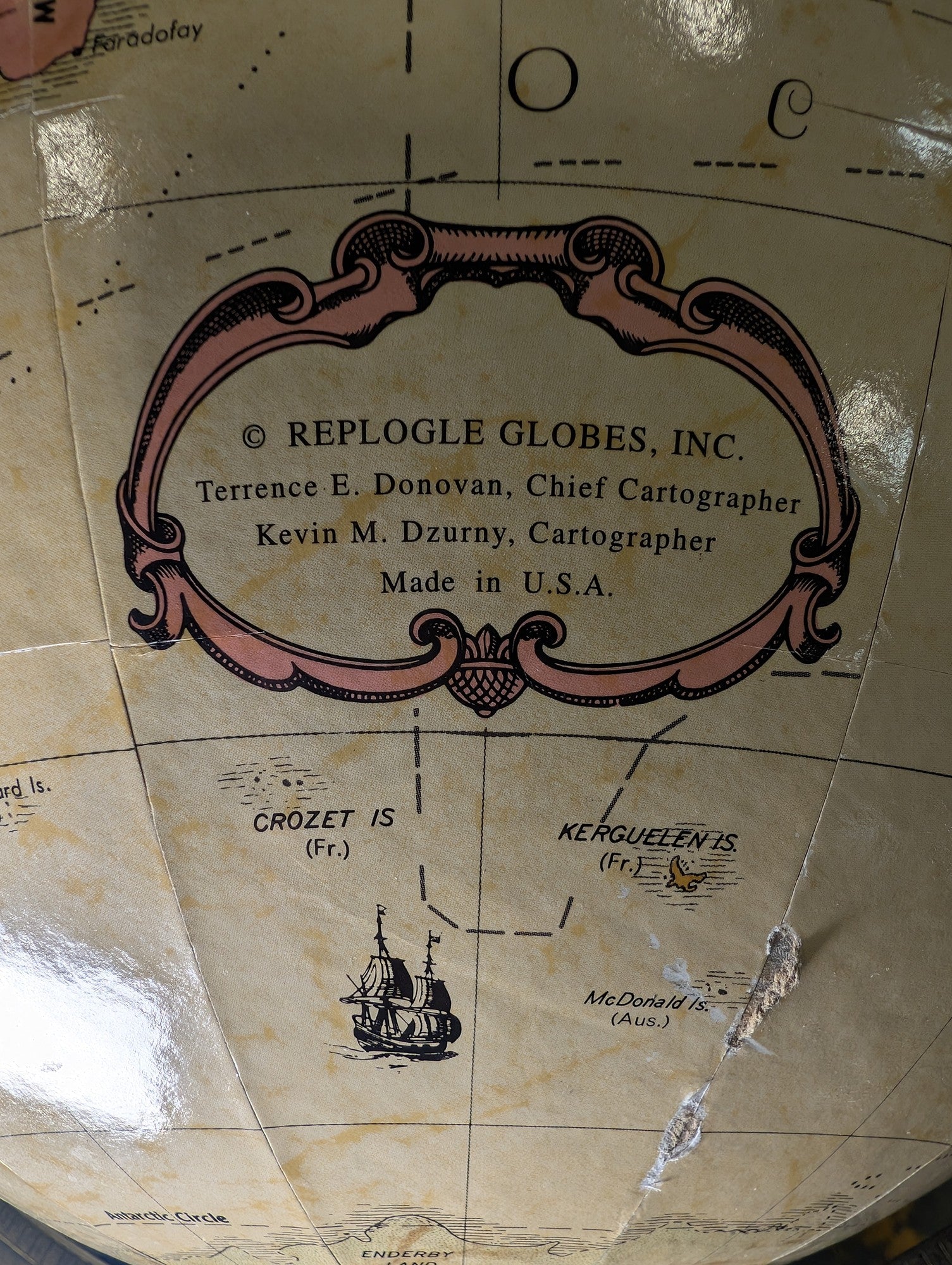 Replogle World Classic Series 16 Inch Diameter Floor Globe