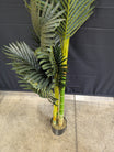 Vibrant Faux Palm Tree Plant with Multiple Trunks