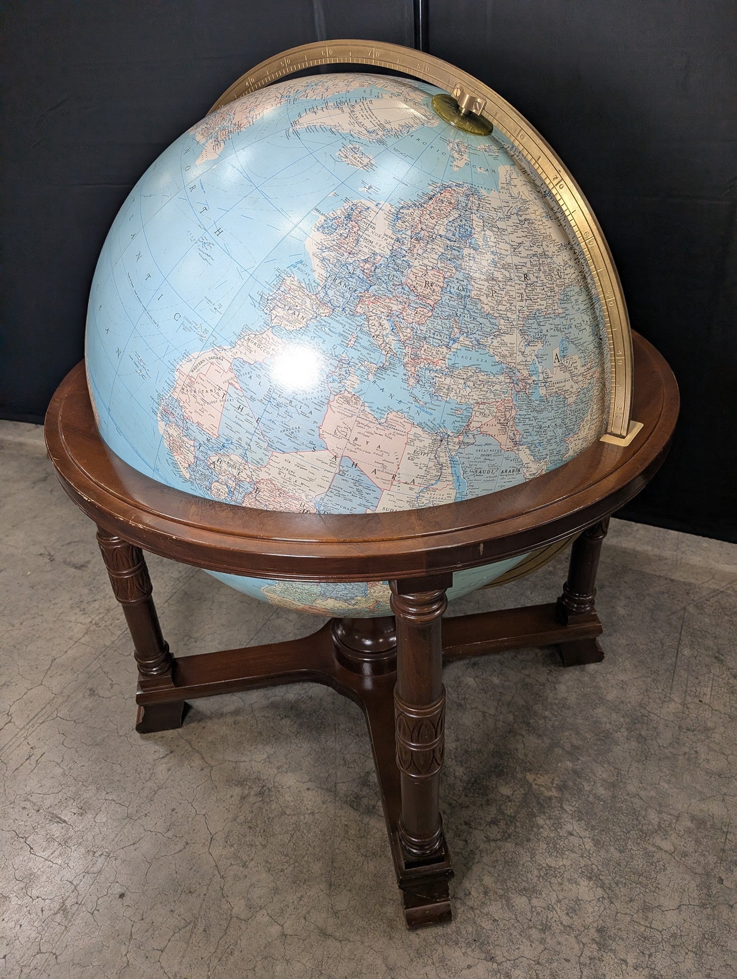 Impressive Replogle 32 Inch Floor Standing Library Globe (Retail -$13,950)