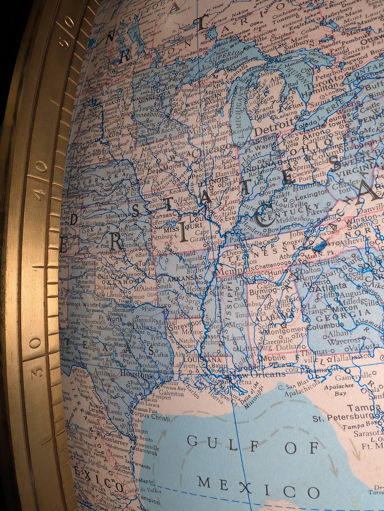 Impressive Replogle 32 Inch Floor Standing Library Globe (Retail -$13,950)