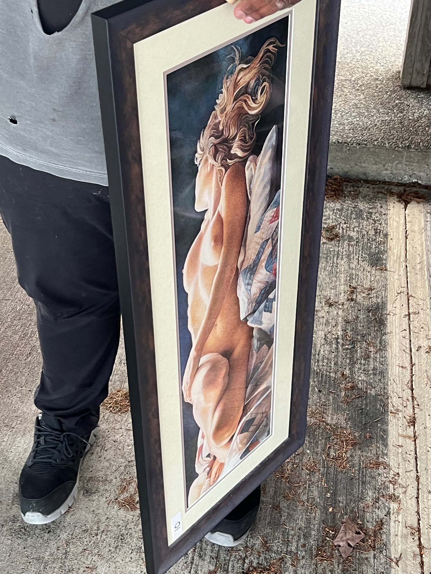 Steve Hanks Framed Figurative Nude Art Print