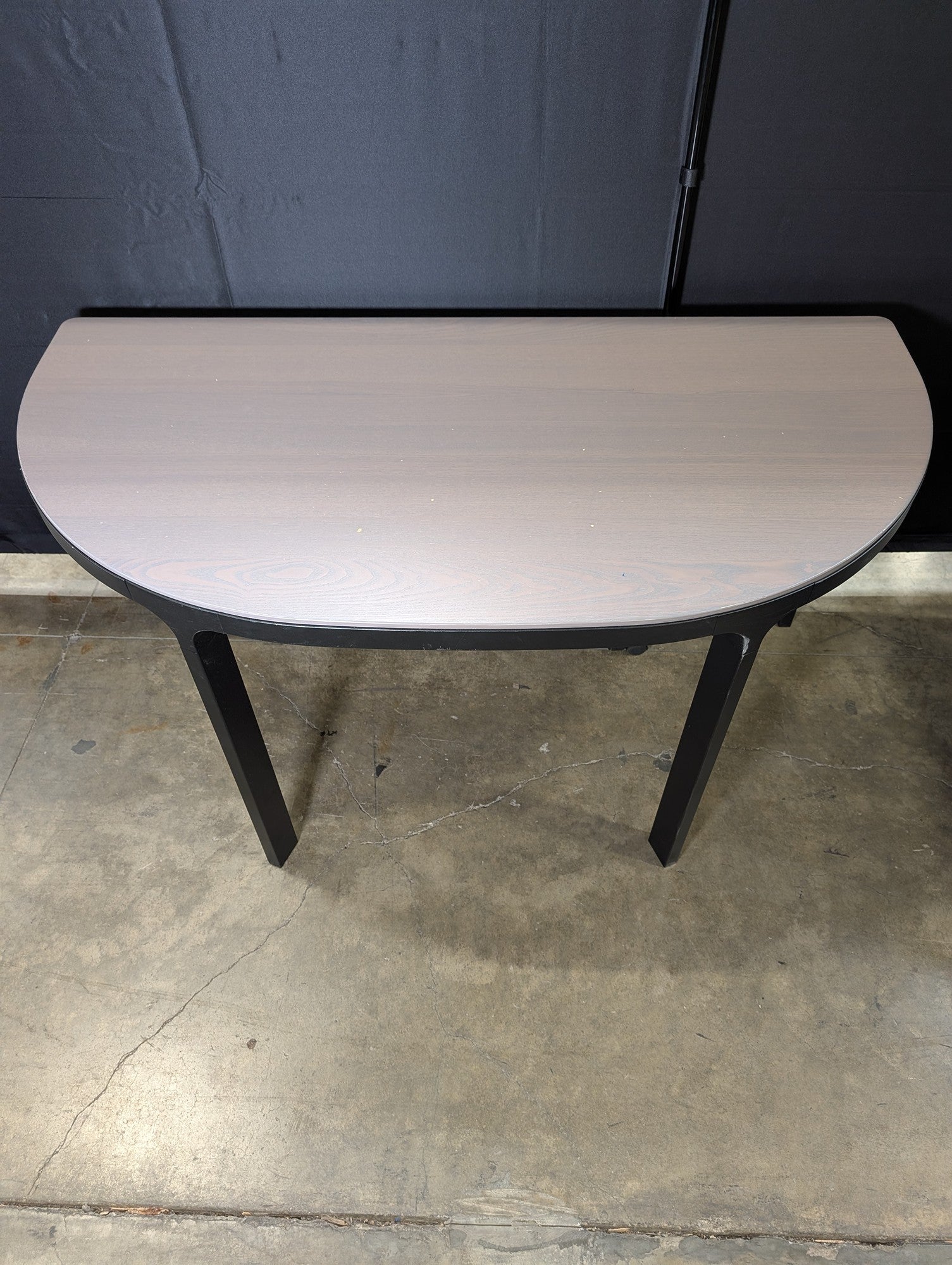 Contemporary Half-Moon Entryway Table