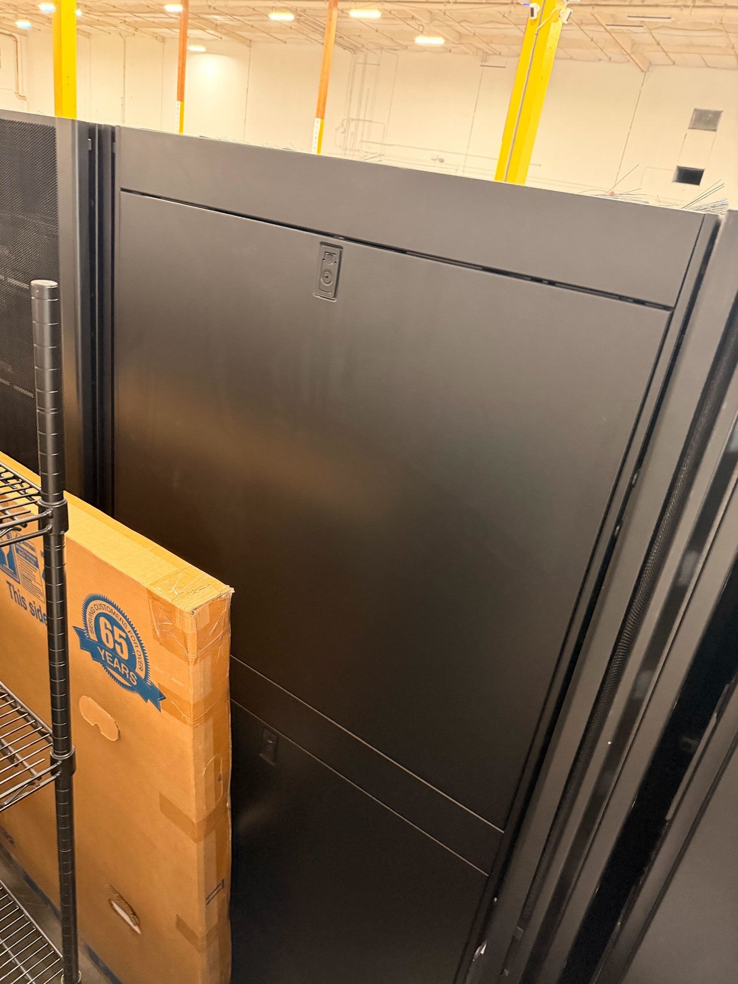 APC Sturdy Black Perforated Door Server Rack Cabinet