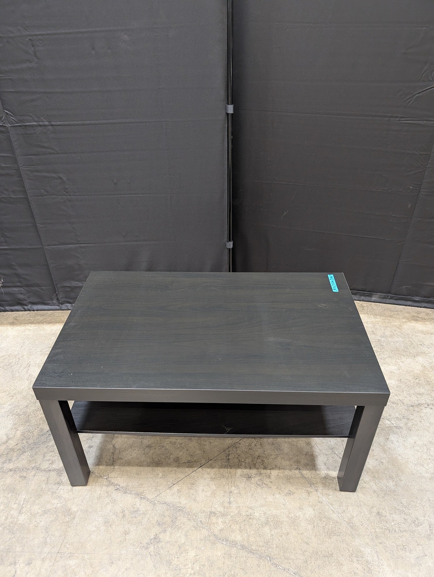IKEA LACK Modern Dark Grey Two-Tier Coffee Table