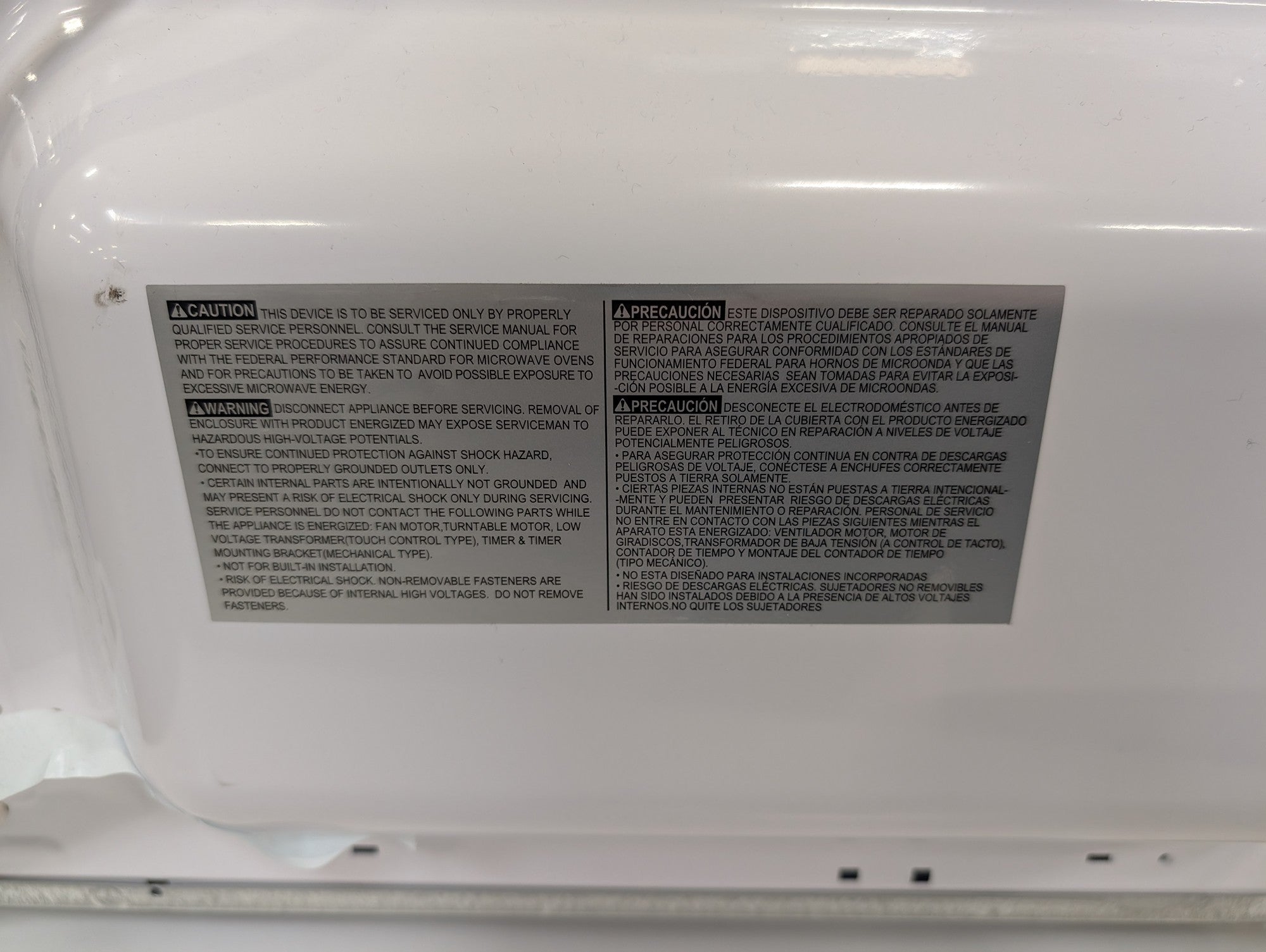 GENERAL ELECTRIC Stainless Steel Countertop Microwave Oven