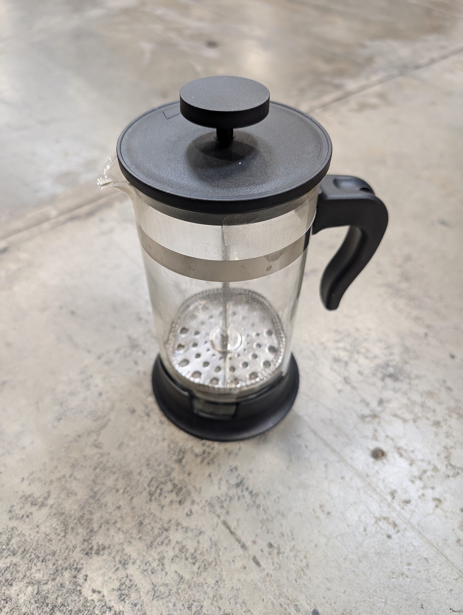 Clear Glass French Press Coffee Maker