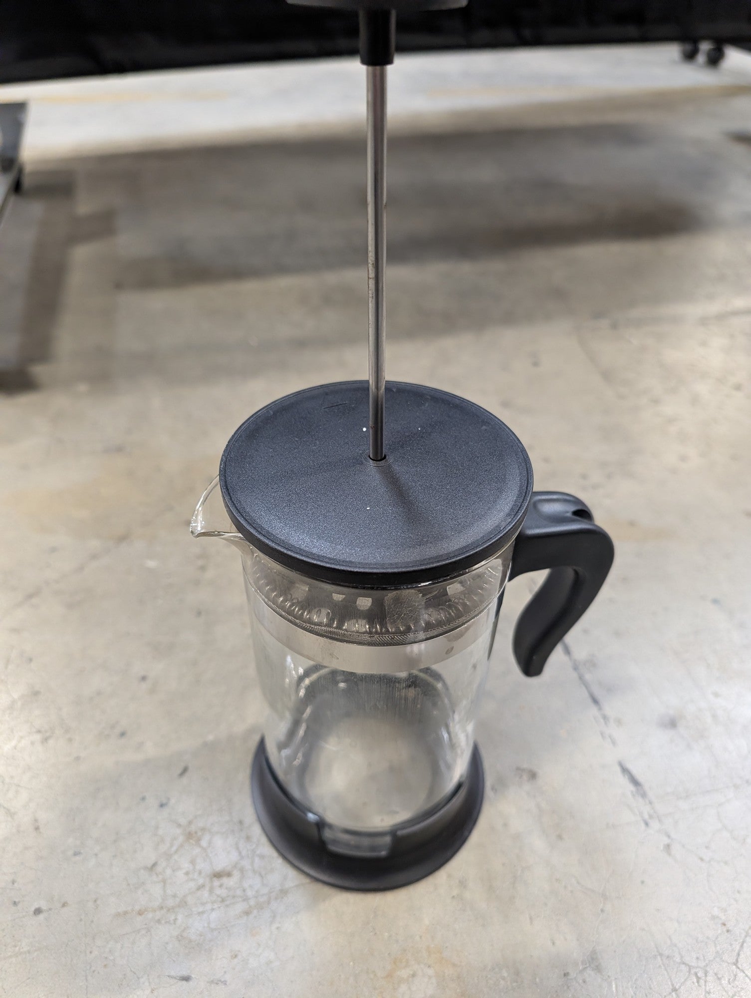 Clear Glass French Press Coffee Maker