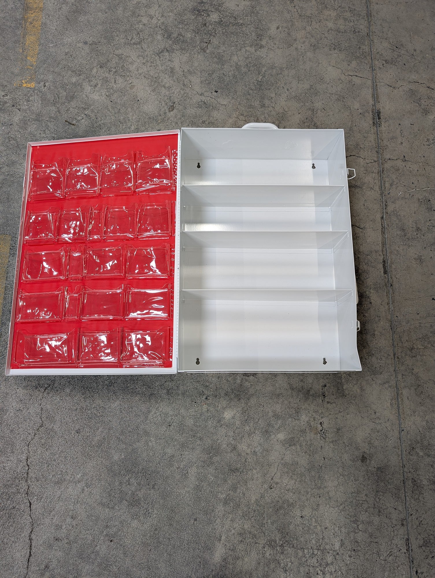 ULINE Industrial Wall Mount First Aid Kit Cabinet