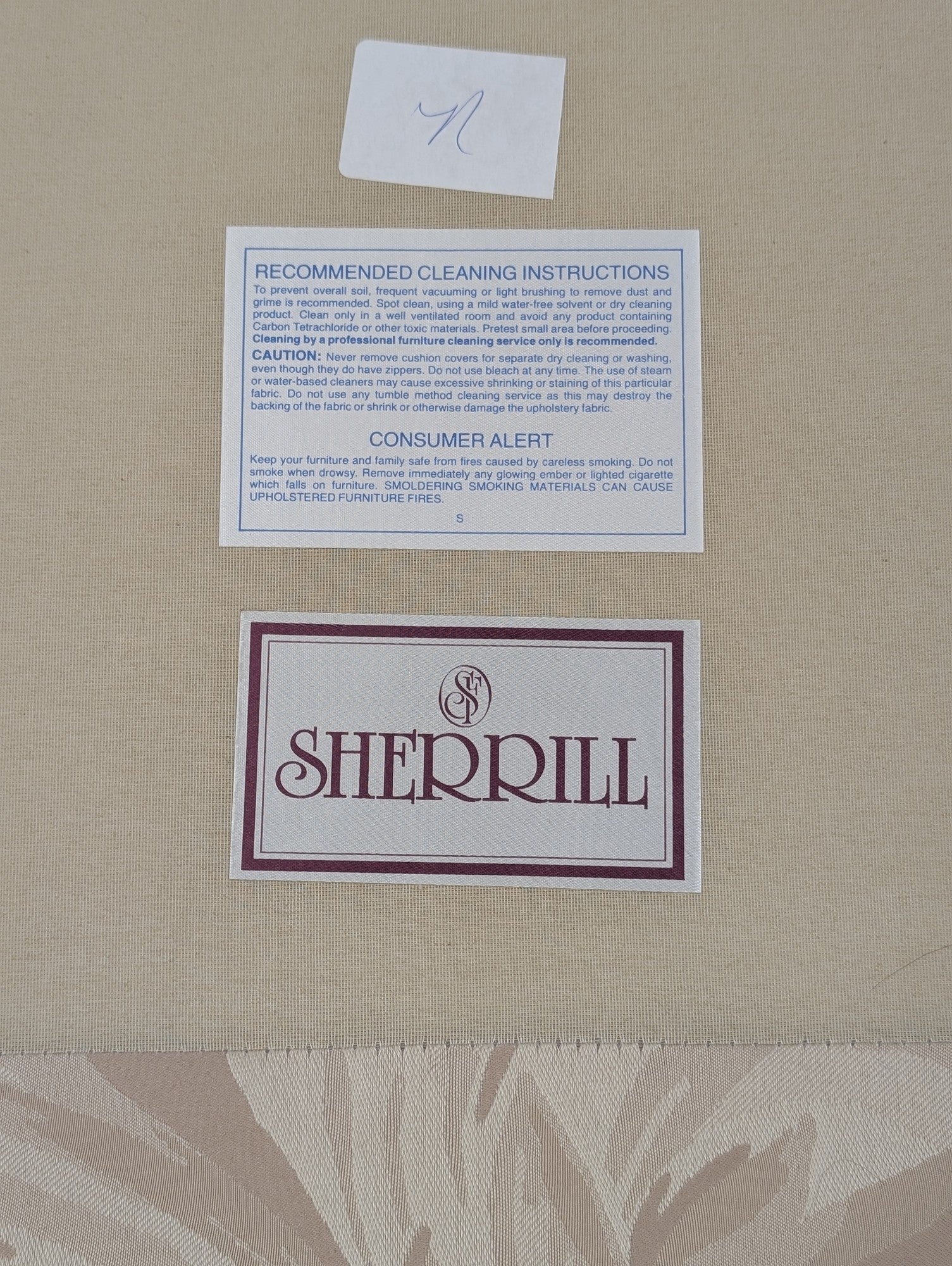 Sherrill Traditional Upholstered Sofa with Rolled Arms