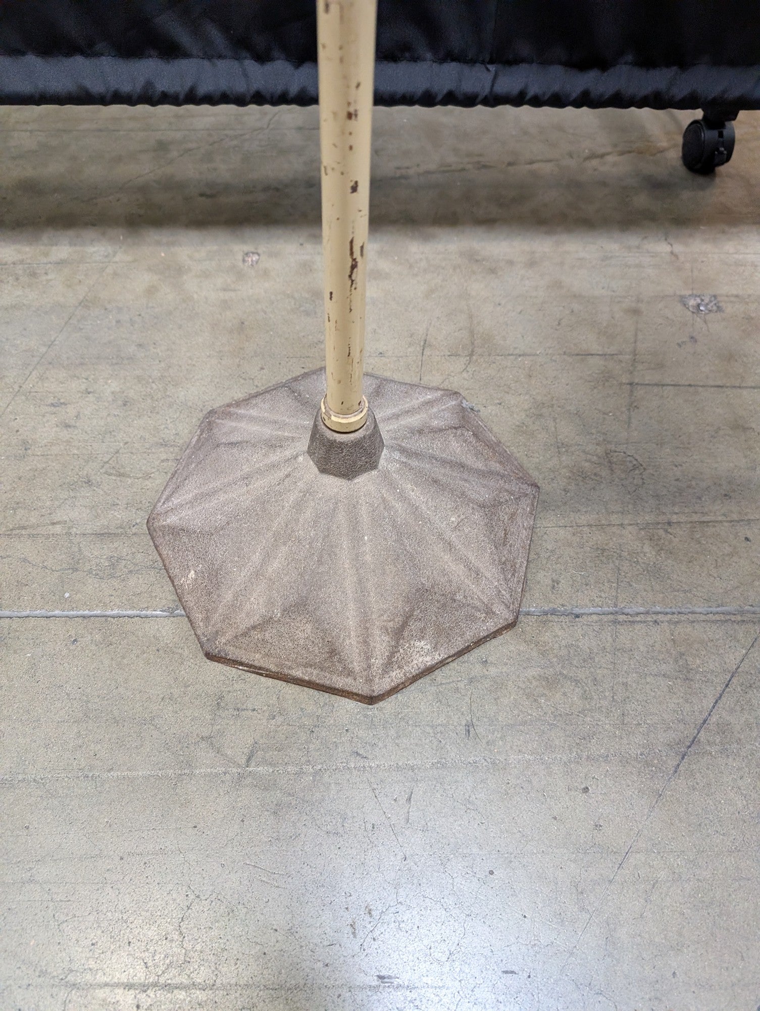 Vintage Burdick Industrial Floor Lamp with Flexible Gooseneck Arm
