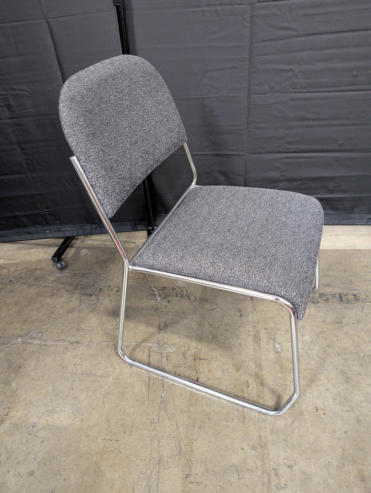 Marco Group Inc. OFFICE-STOK Grey Speckled Stackable Chair