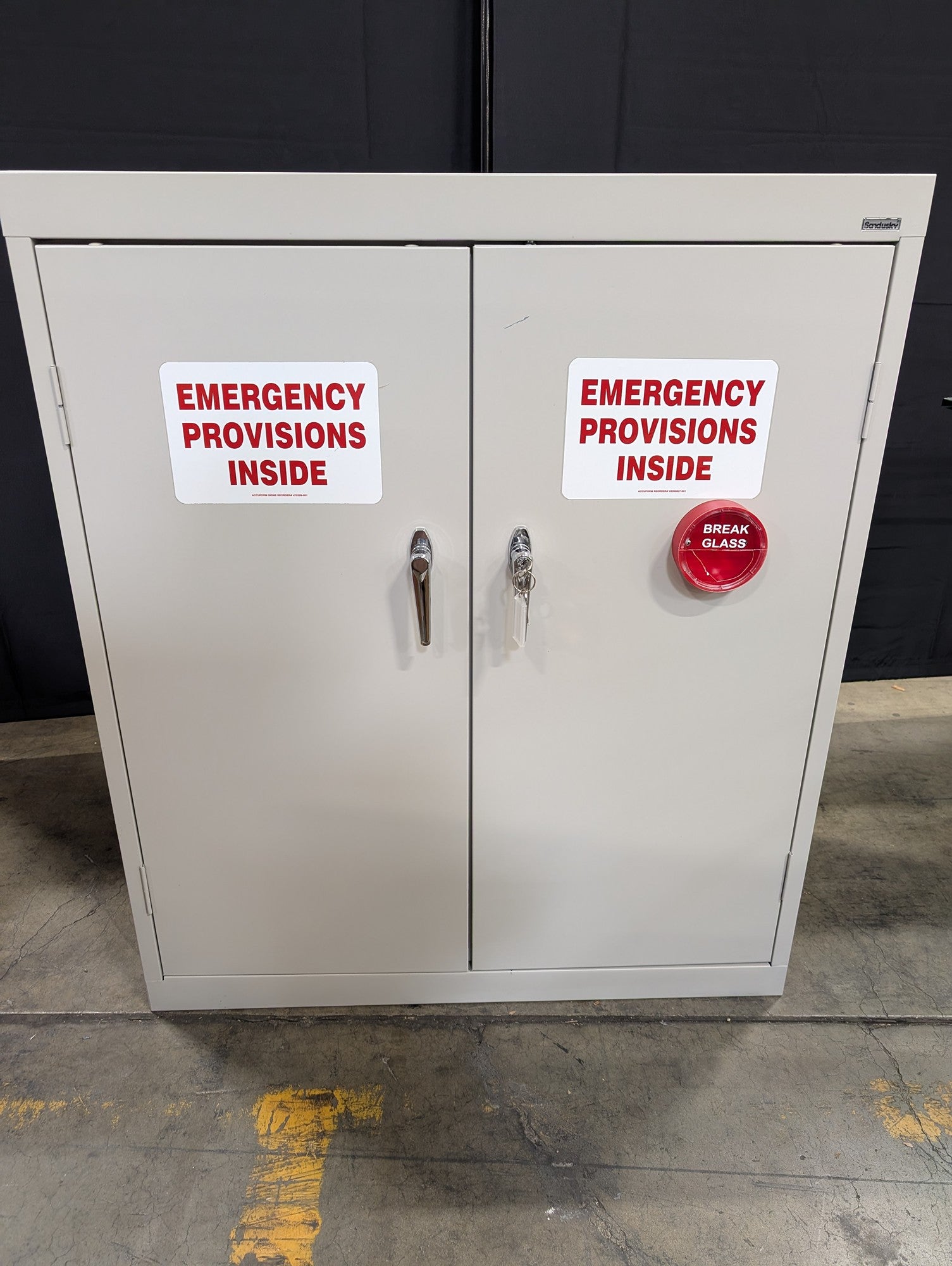 Sandusky Accuradora Commercial Metal Storage Cabinet with Adjustable Shelves