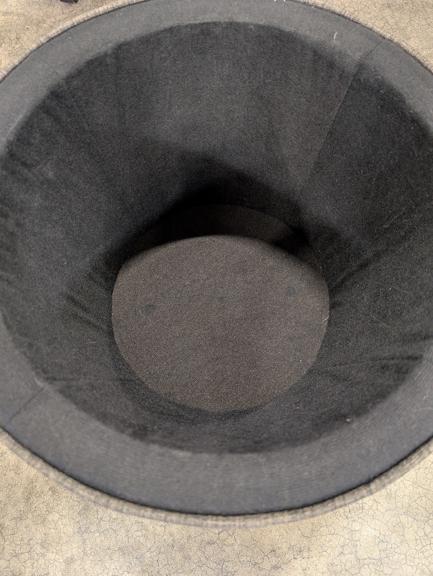 Round Grey Fabric Upholstered Storage Ottoman Stool