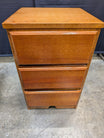 Solid Wood 3-Drawer Storage Cabinet