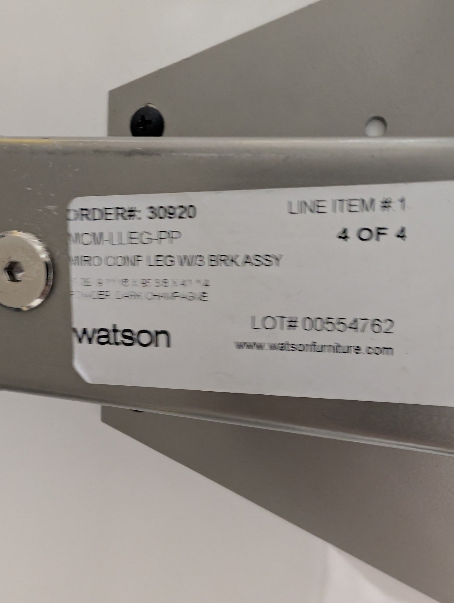 Watson Miro Large Conference Table with Locking Casters