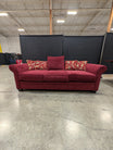 Burgundy Three Seater Sofa
