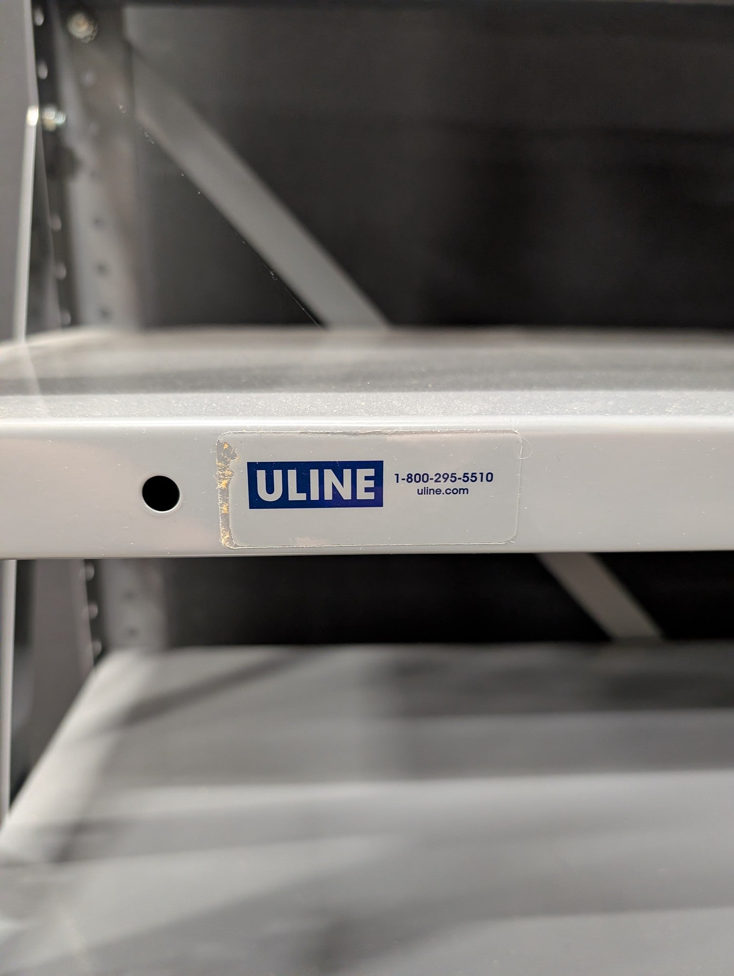 ULINE Heavy Duty Industrial Metal Shelving Unit Multi-Tier Storage Rack