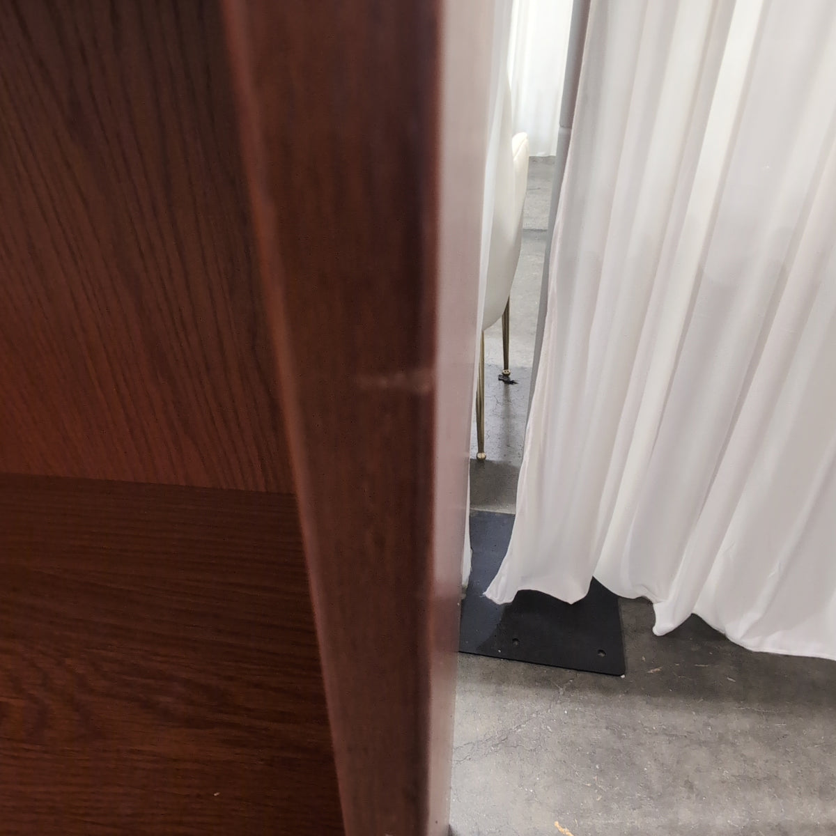 Warm Tone Wood Five-Shelf Bookcase