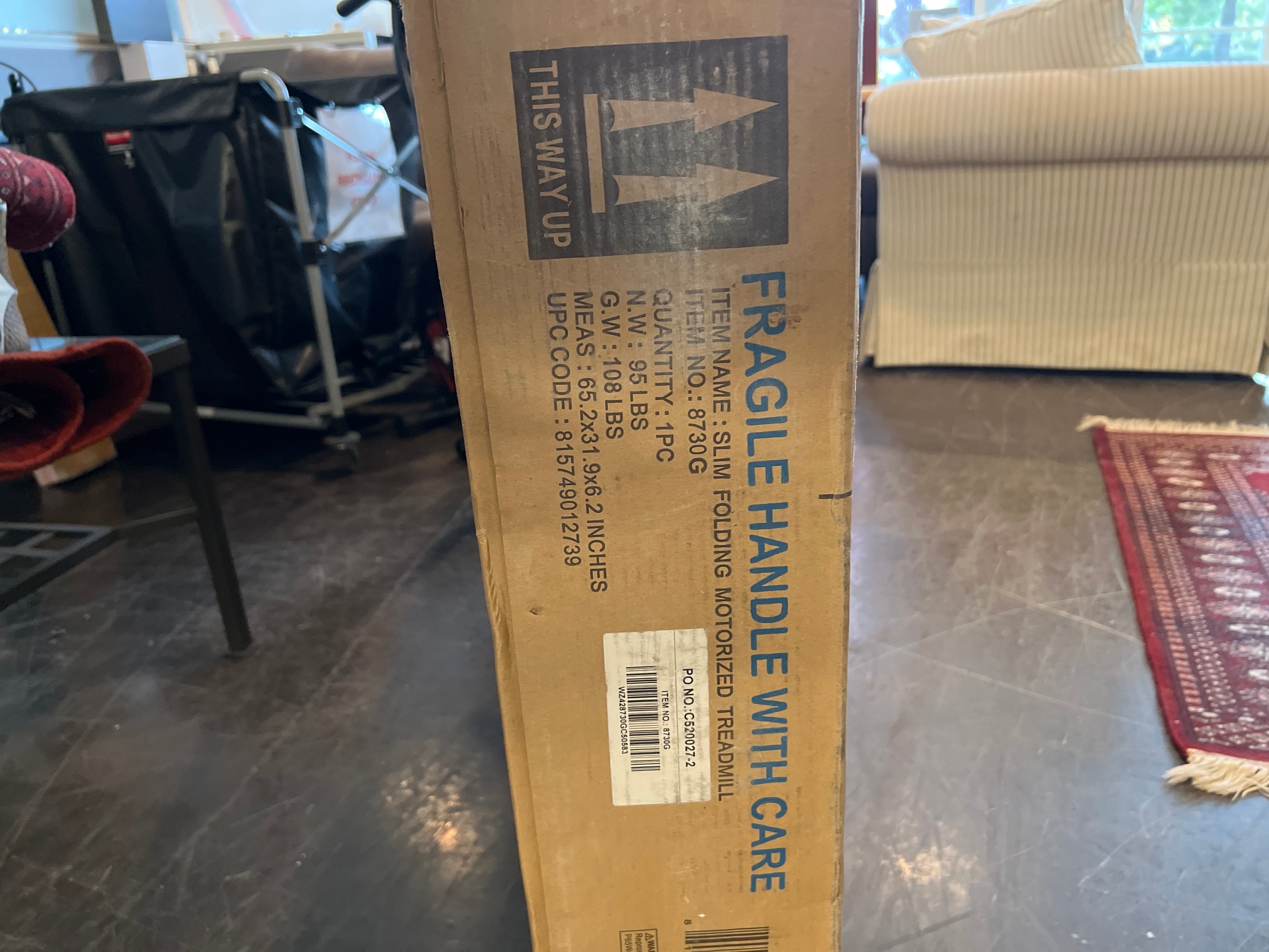 New ASUNA Slim Folding Motorized Treadmill 8730G (In Box)