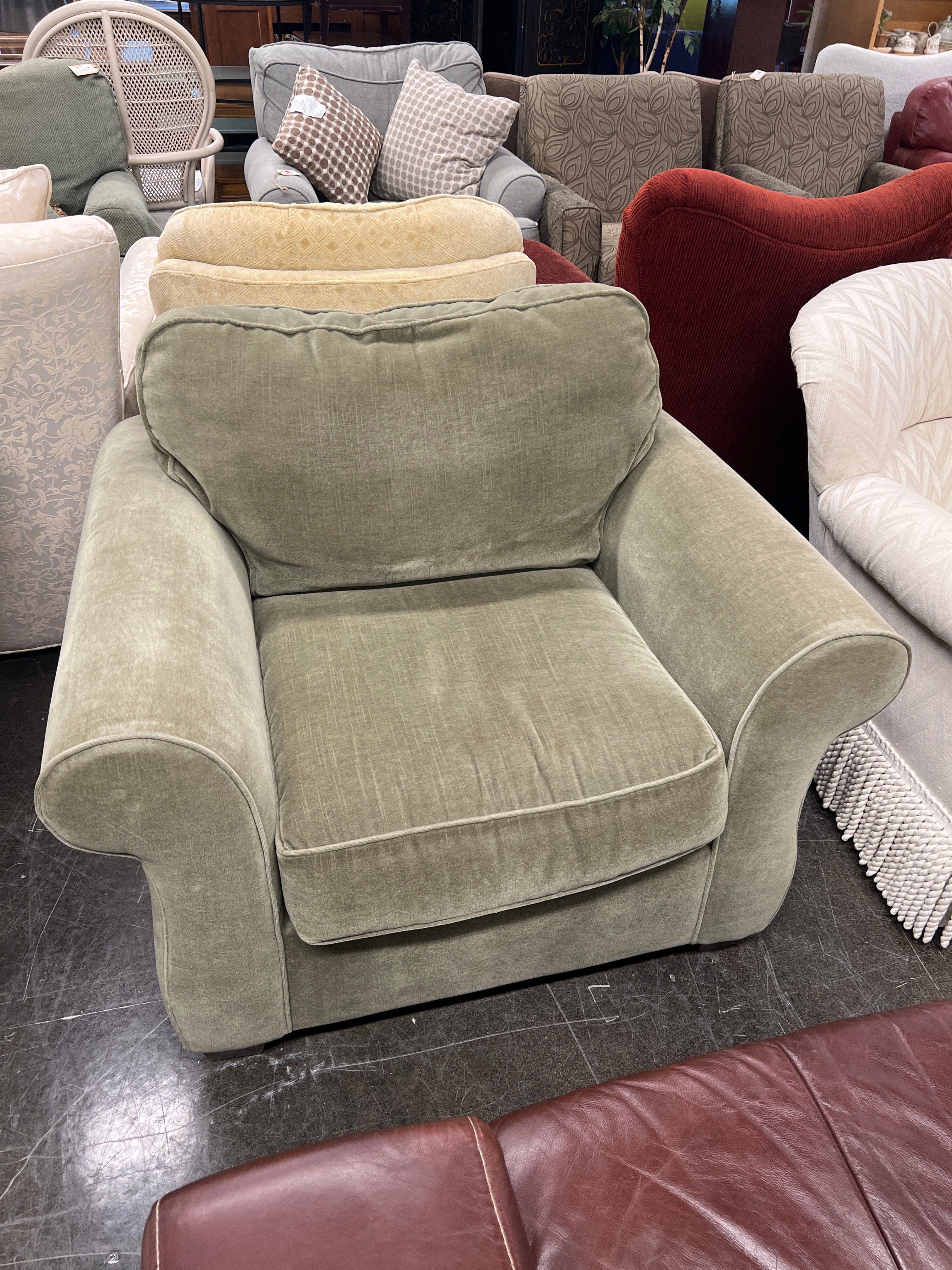 Bauhaus Green Arm Chair