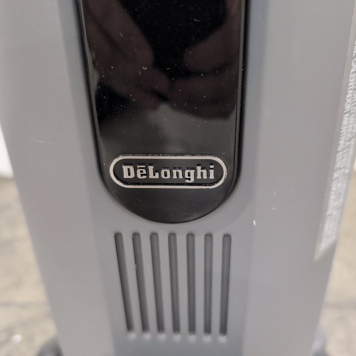 Gray Oil-Filled Radiator Portable Heater