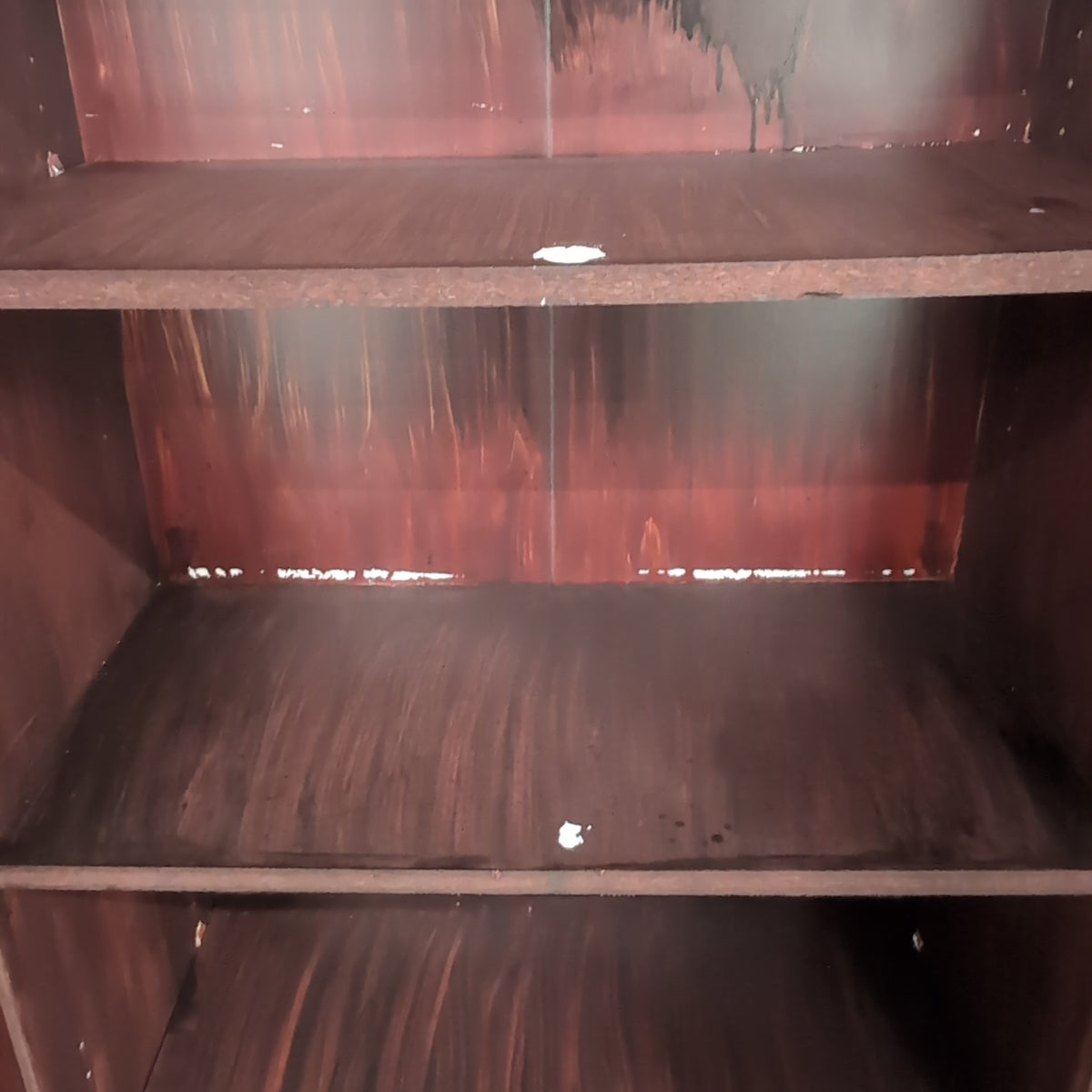 Dark Brown Wood Two-Door Storage Cabinet