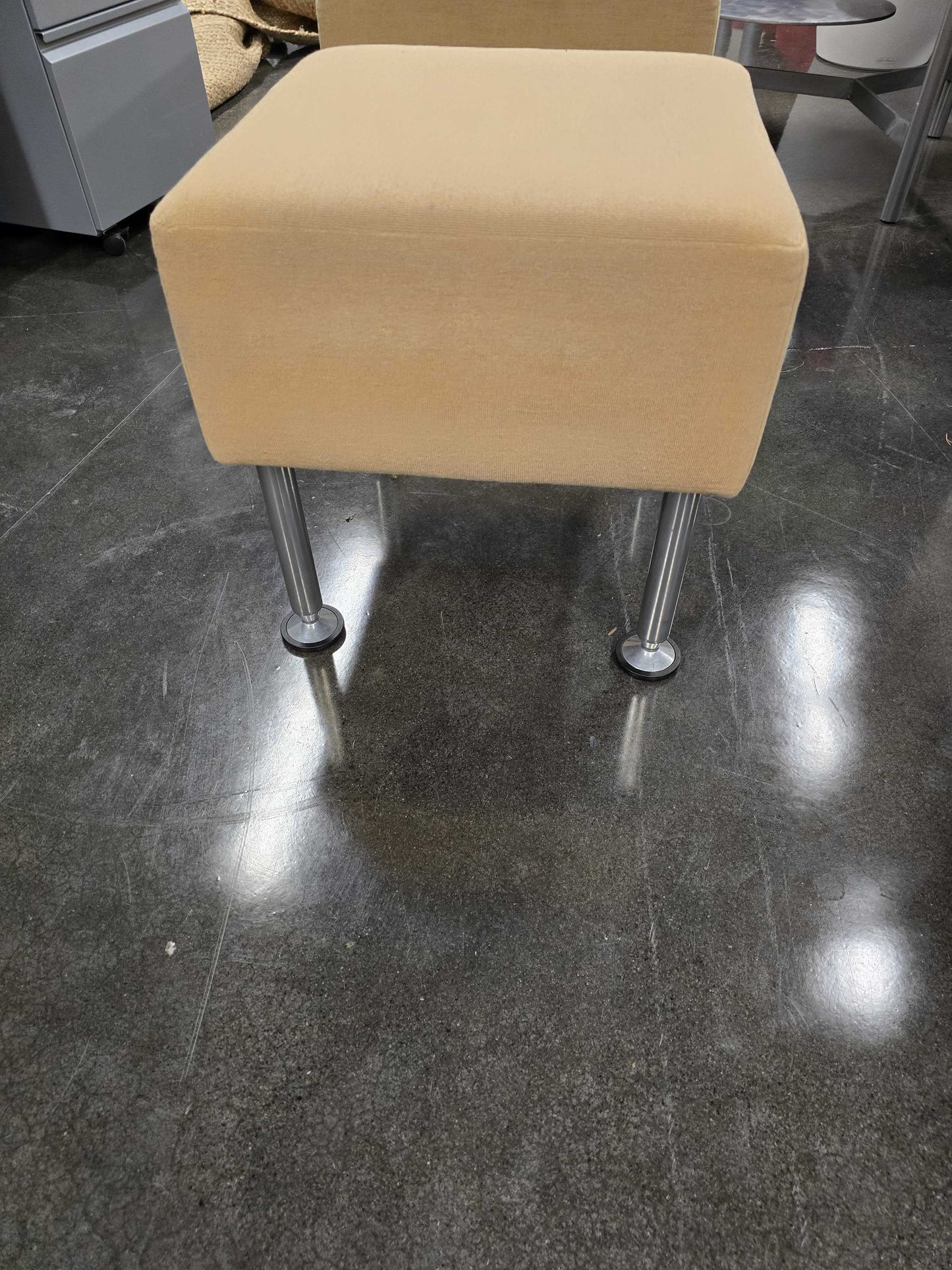 Small Yellow Footstool