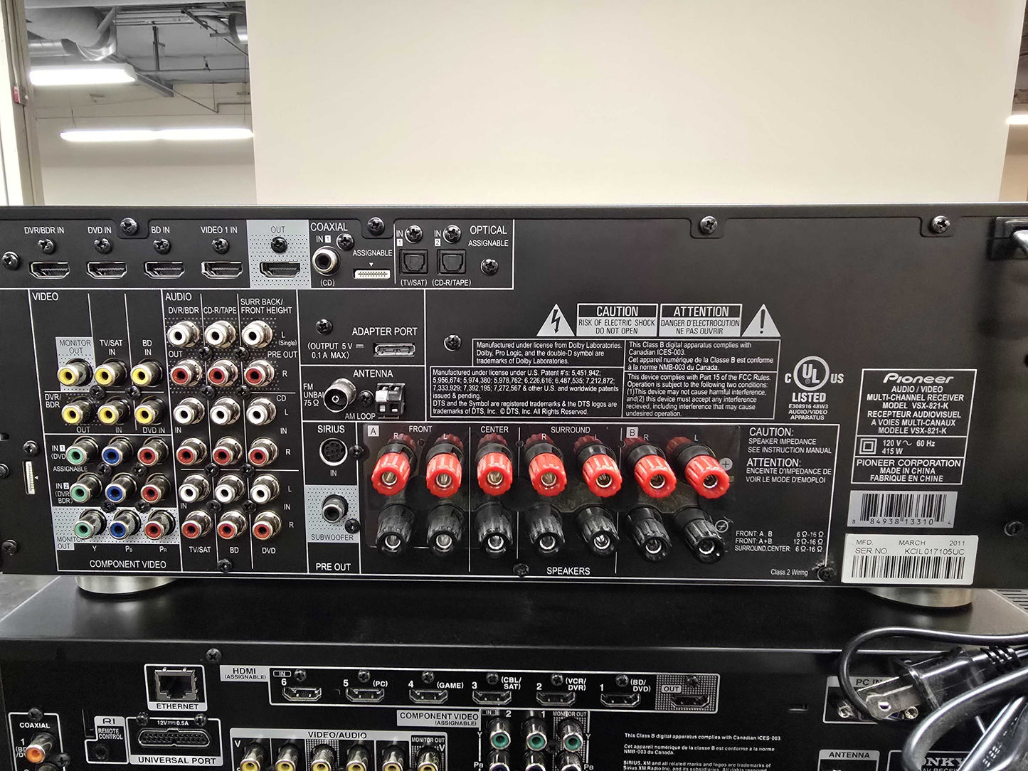 Pioneer Multi-Channel Receiver VSX-821