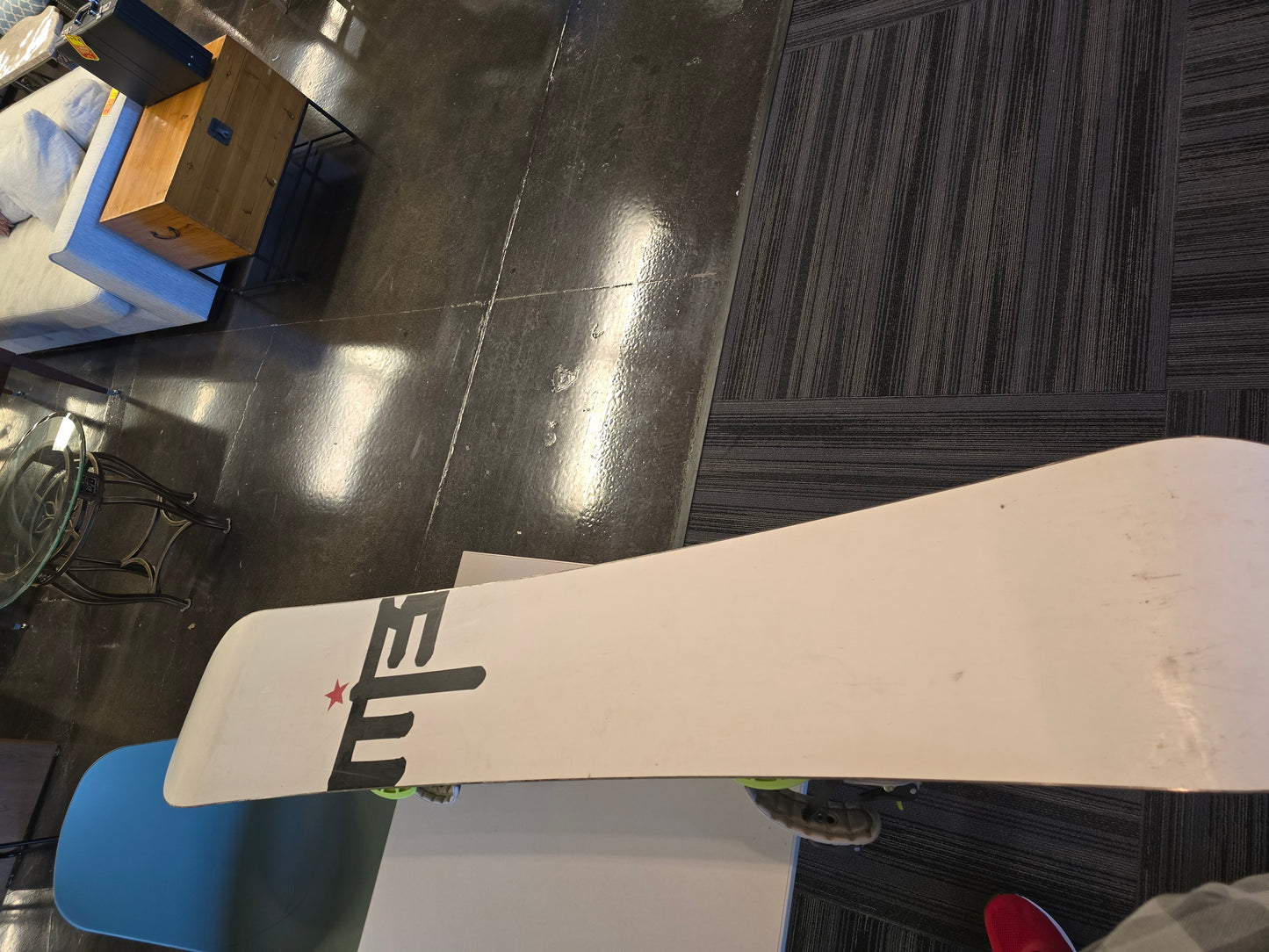 Vintage Millenium Three Discord 158.5 Snowboard with Bindings