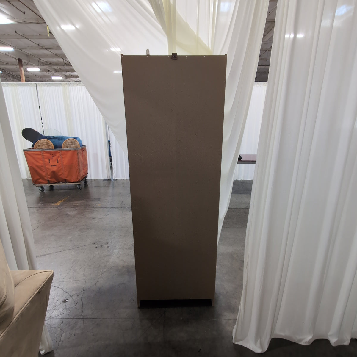 Modern White Two-Door Armoire