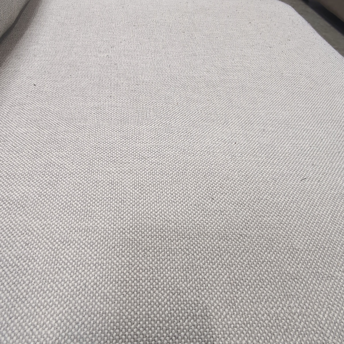 Light Beige Joe Ruggiero Couch in Fabric