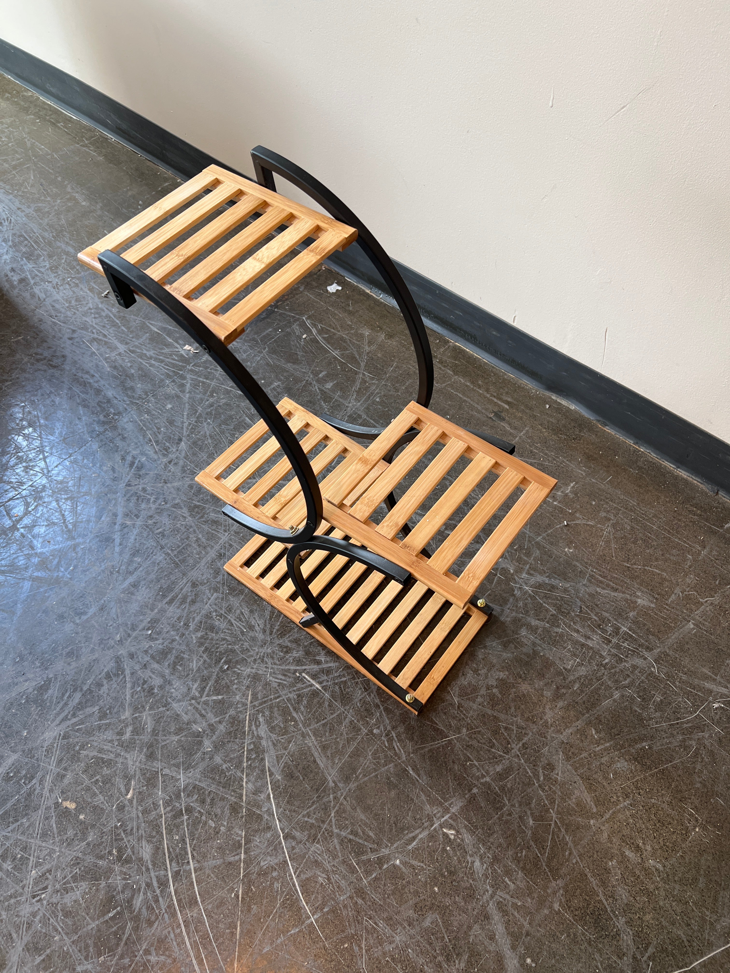 Tommy Gate Three-Tier Bamboo Shelf