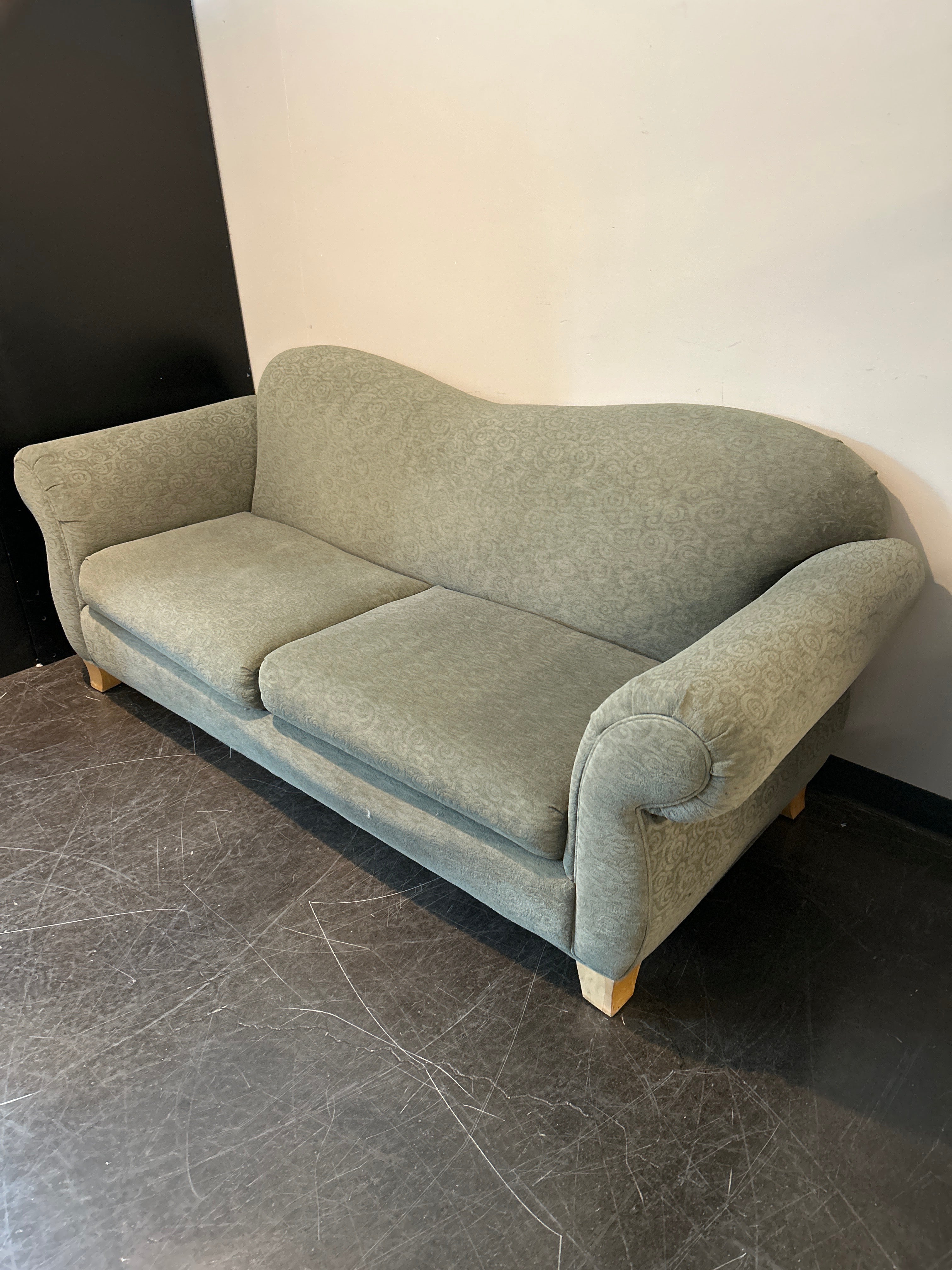 Elegant Rolled-Arm Sofa