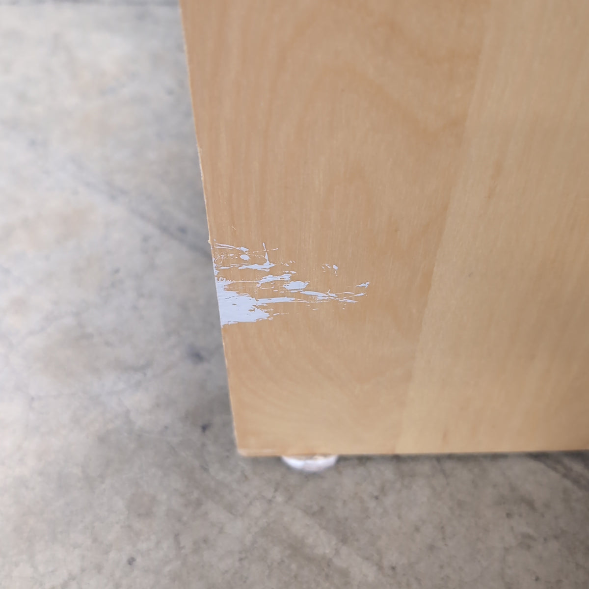 Light Wood Two-Drawer Nightstand