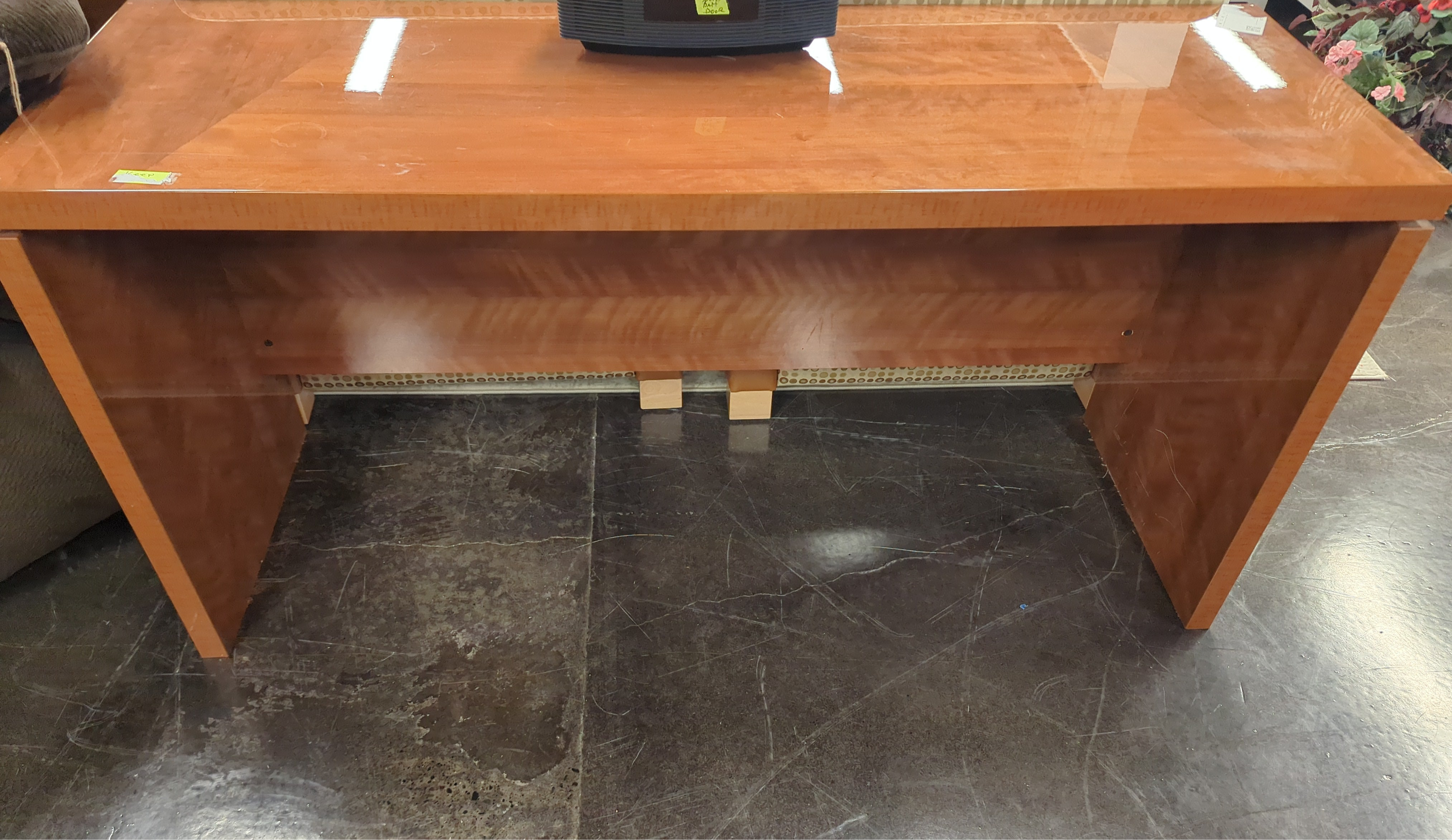 Redwood executive office desk