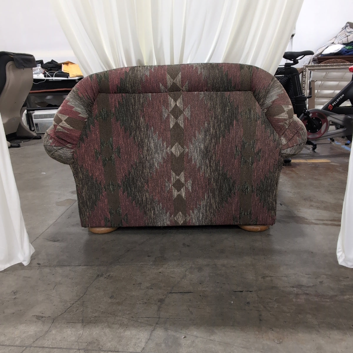 Southwestern Pattern Upholstered Armchair