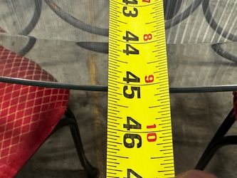 Five Piece Patio Dining Set: Round Glass Top Table and Four Chairs