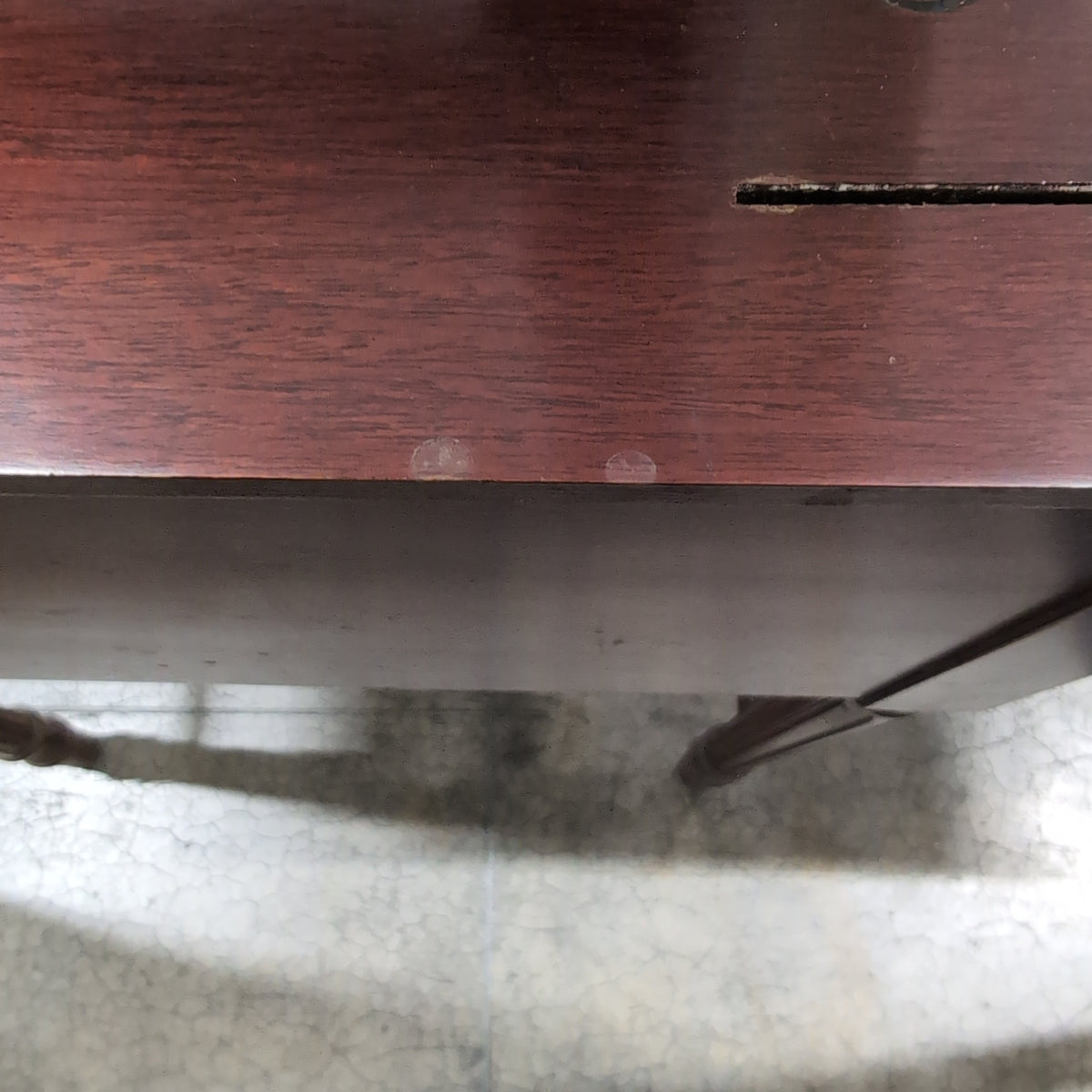Tree-Westinghouse Dark Brown Wood Antique Sewing Machine