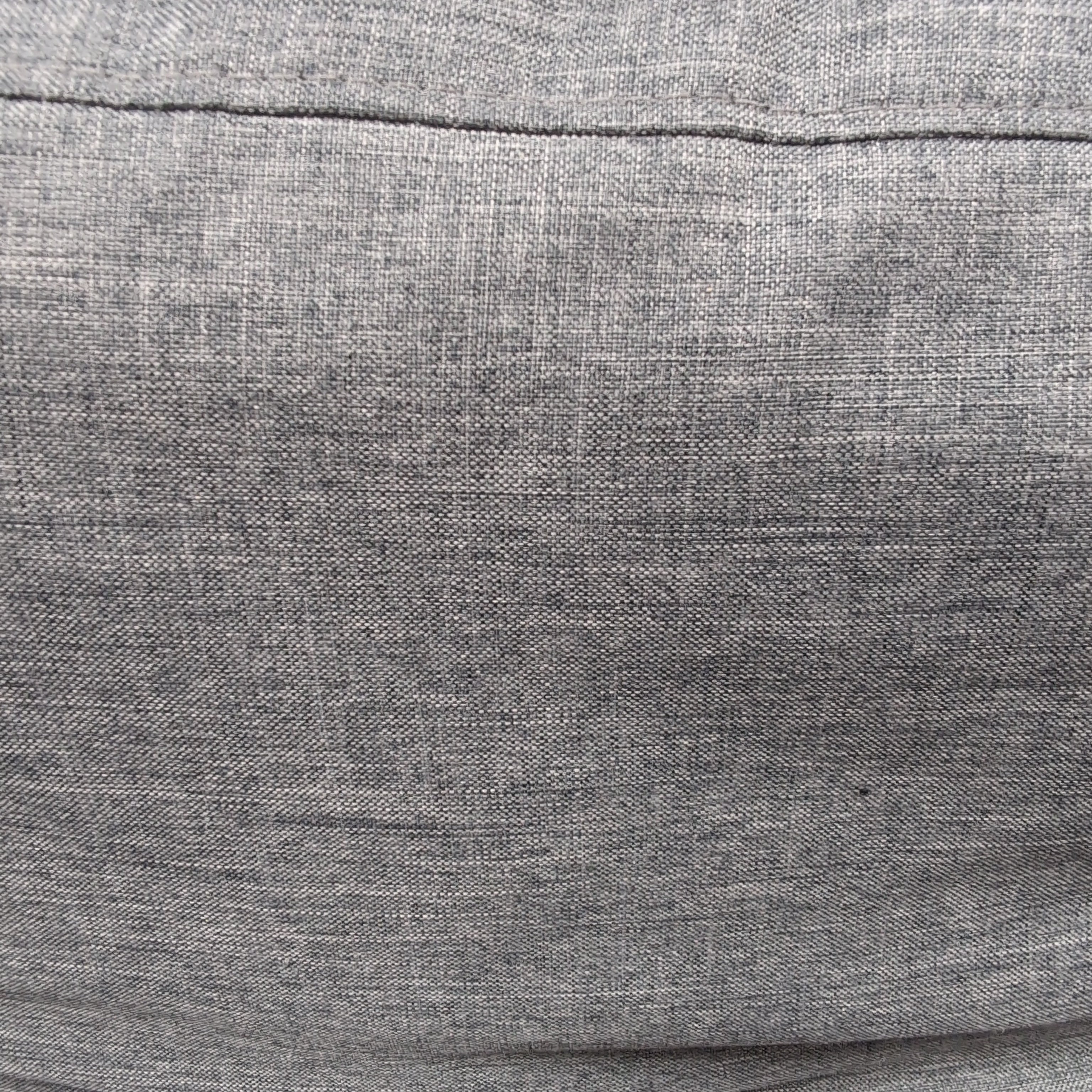 Gray Fabric L-Shaped Sectional Couch with Removable Cushions