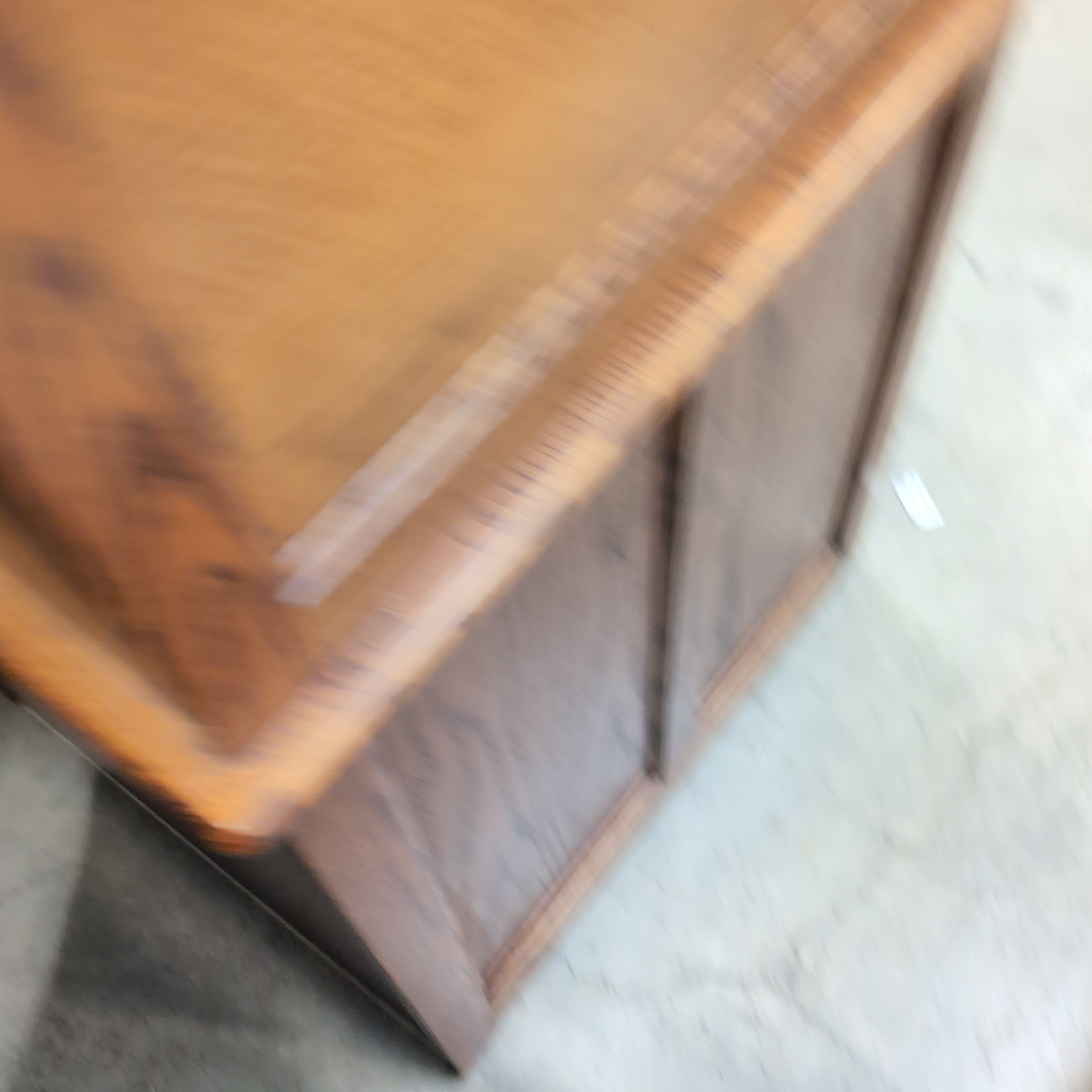 Oak Roll-Top Desk with Multiple Drawers
