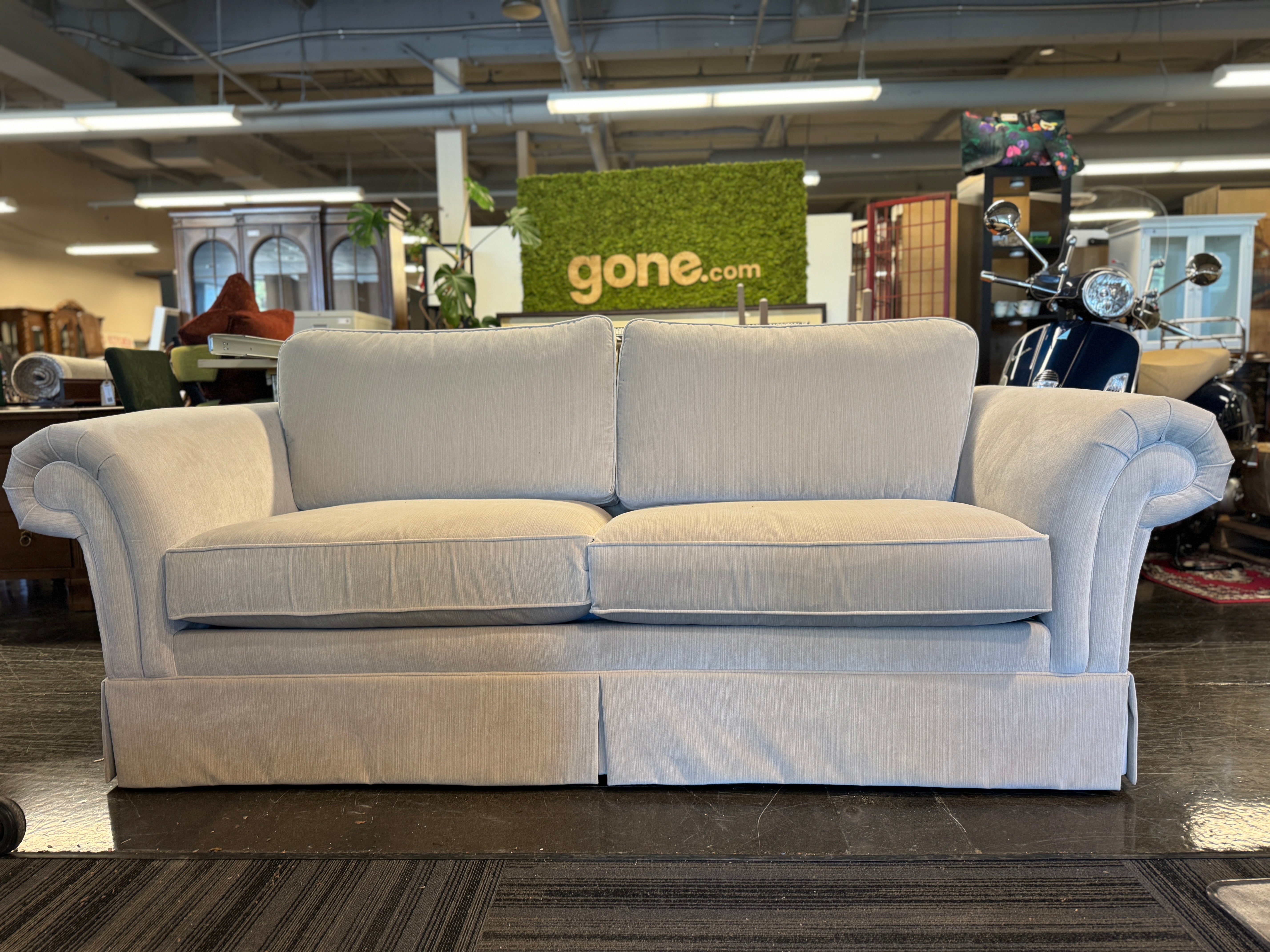 Ethan Allen Bennett Slipcovered Sofa