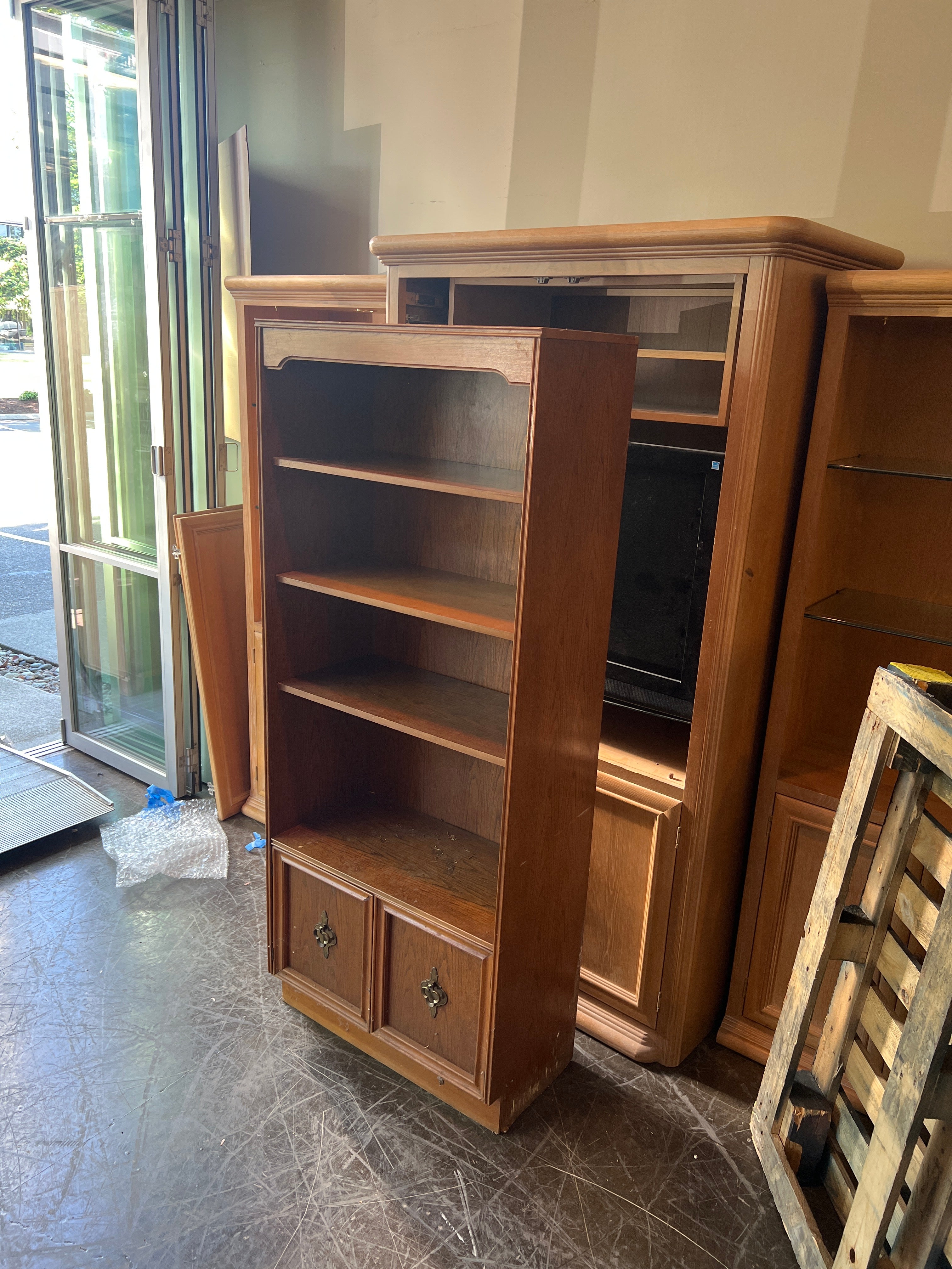 Oak Storage Cabinets