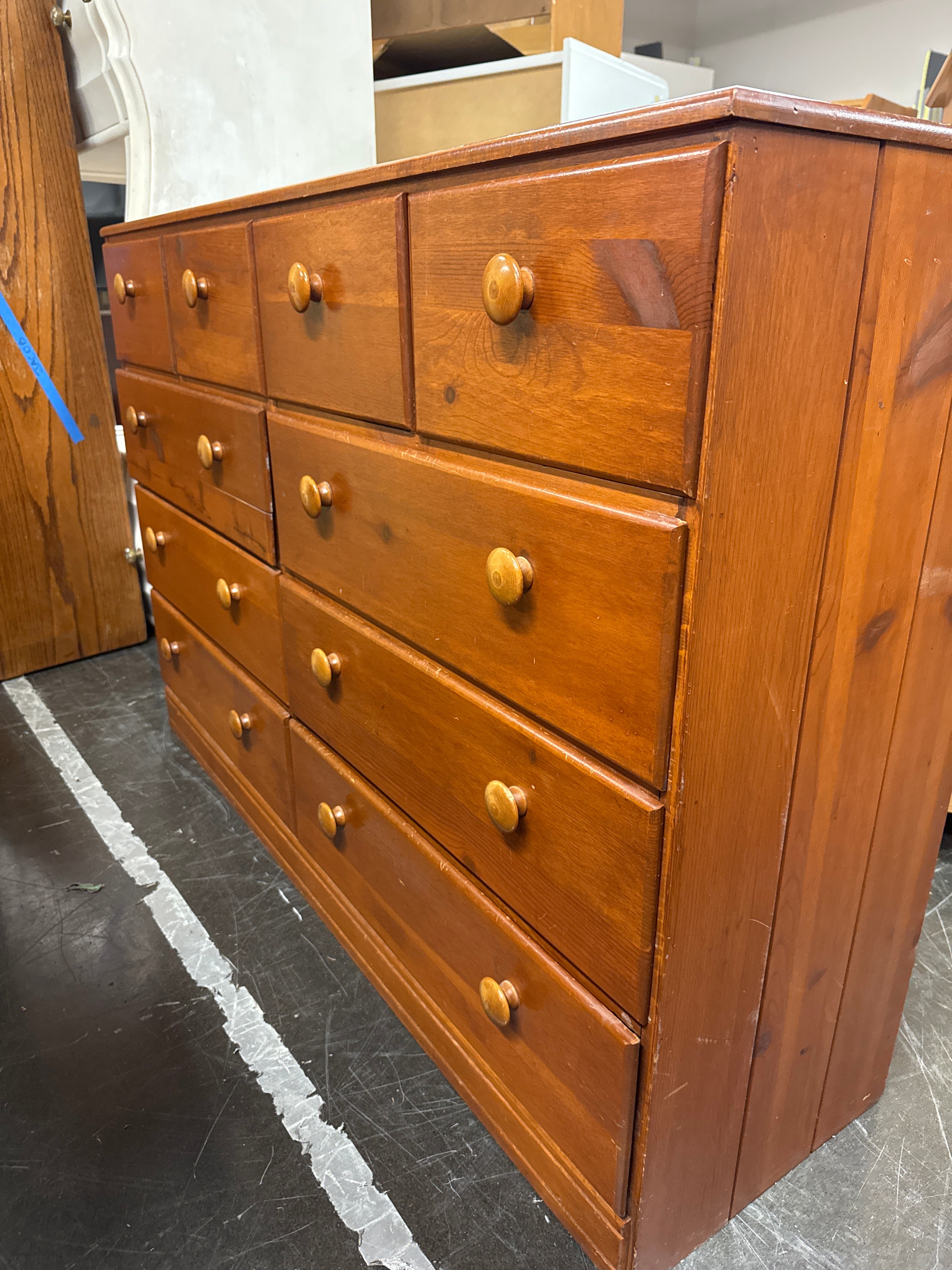 Rustic Brown Wooden Chest of Drawers