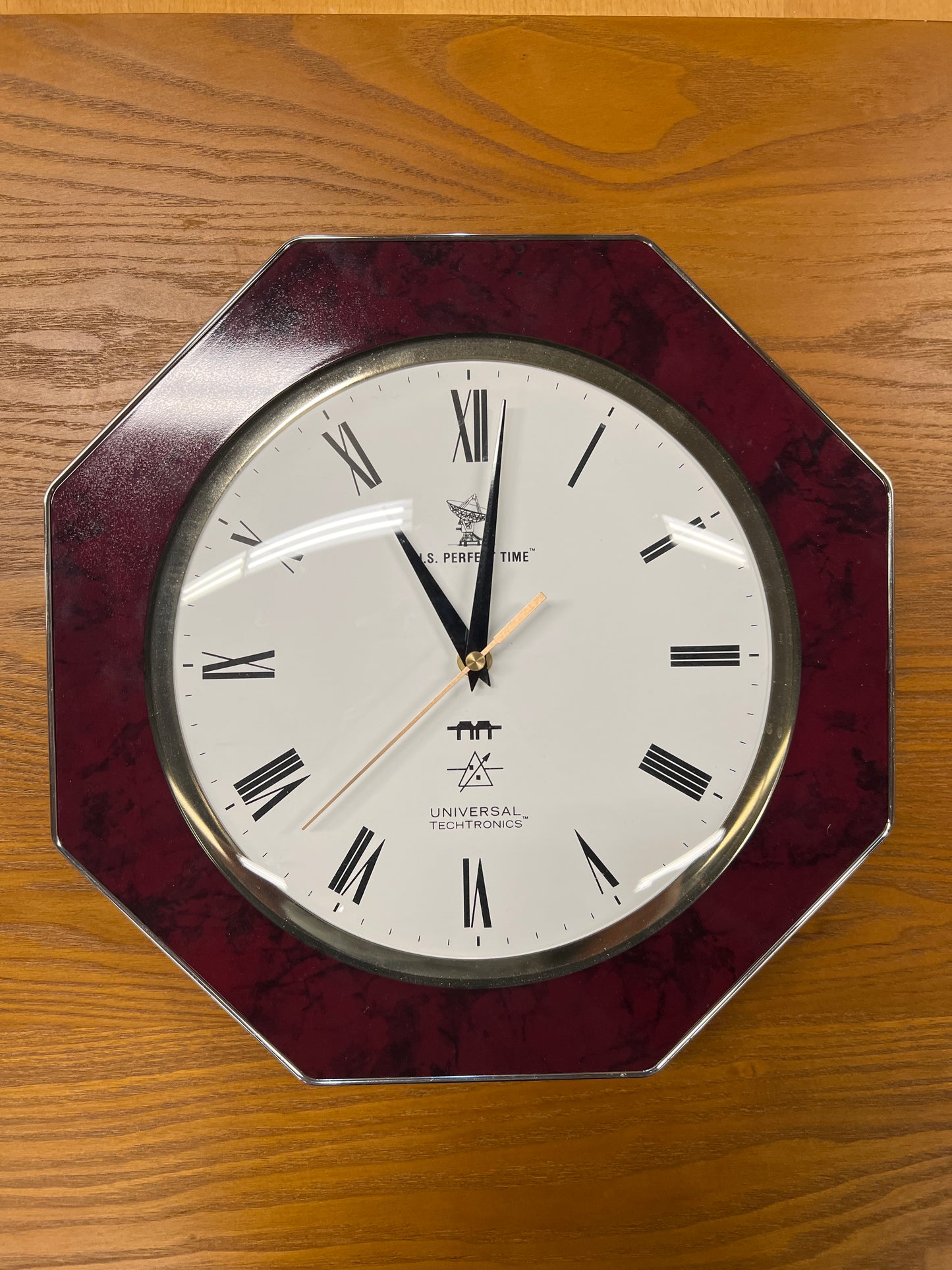 Universal Technologies Octagon Wall Clock
