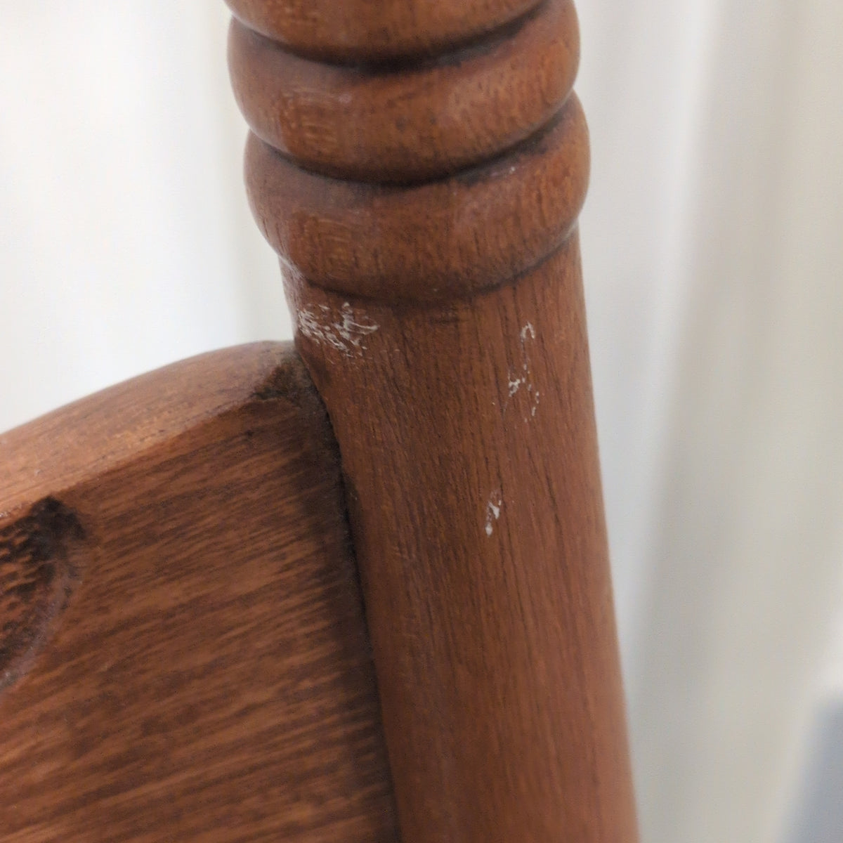 Traditional Wood Swivel Office Chair with Carved Backrest